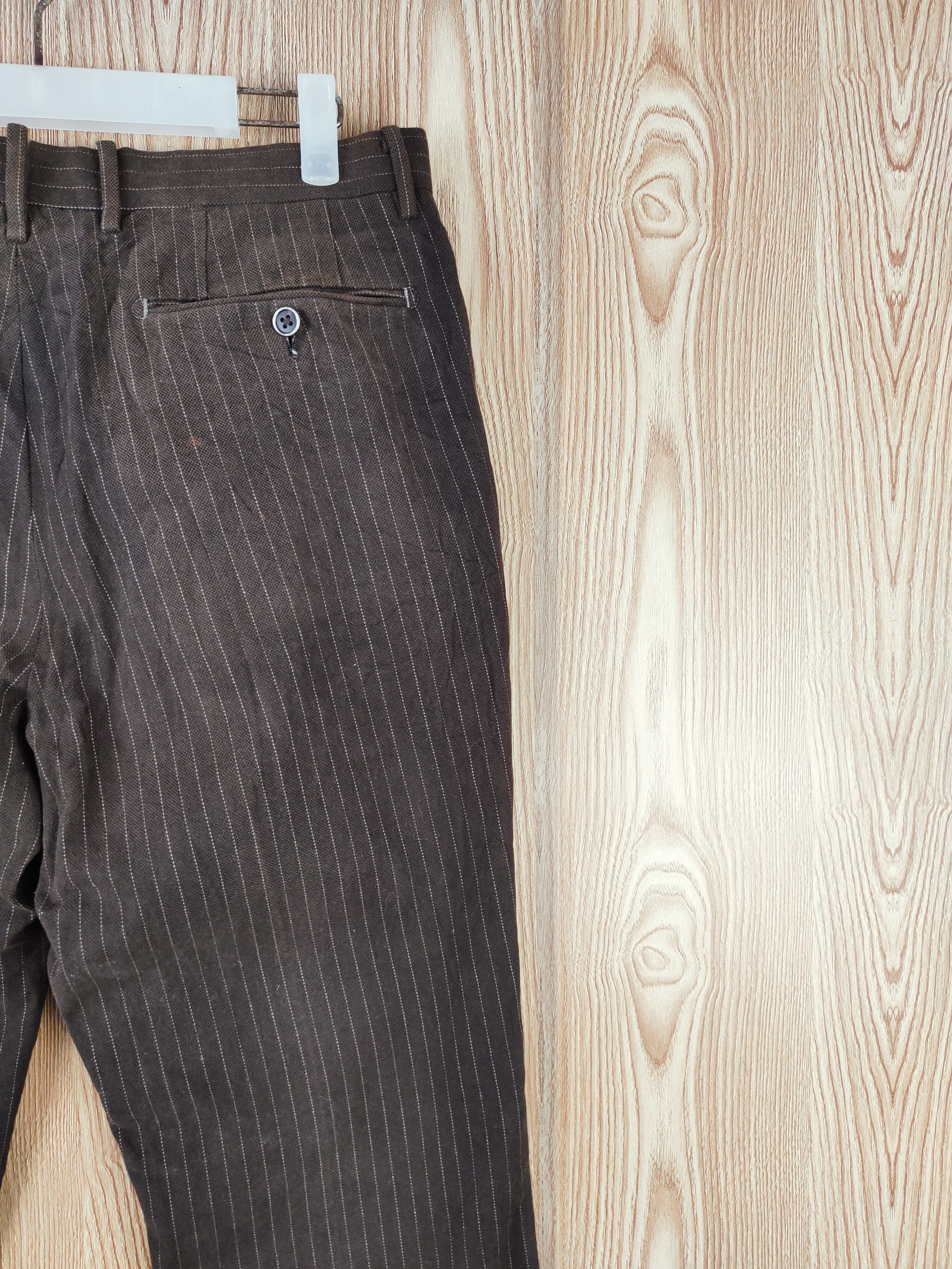 Japanese Brand × Vintage DL The Suit Company Dark Brown Casual Pants #S2798 Size US 32 / EU 48 - 10 Thumbnail
