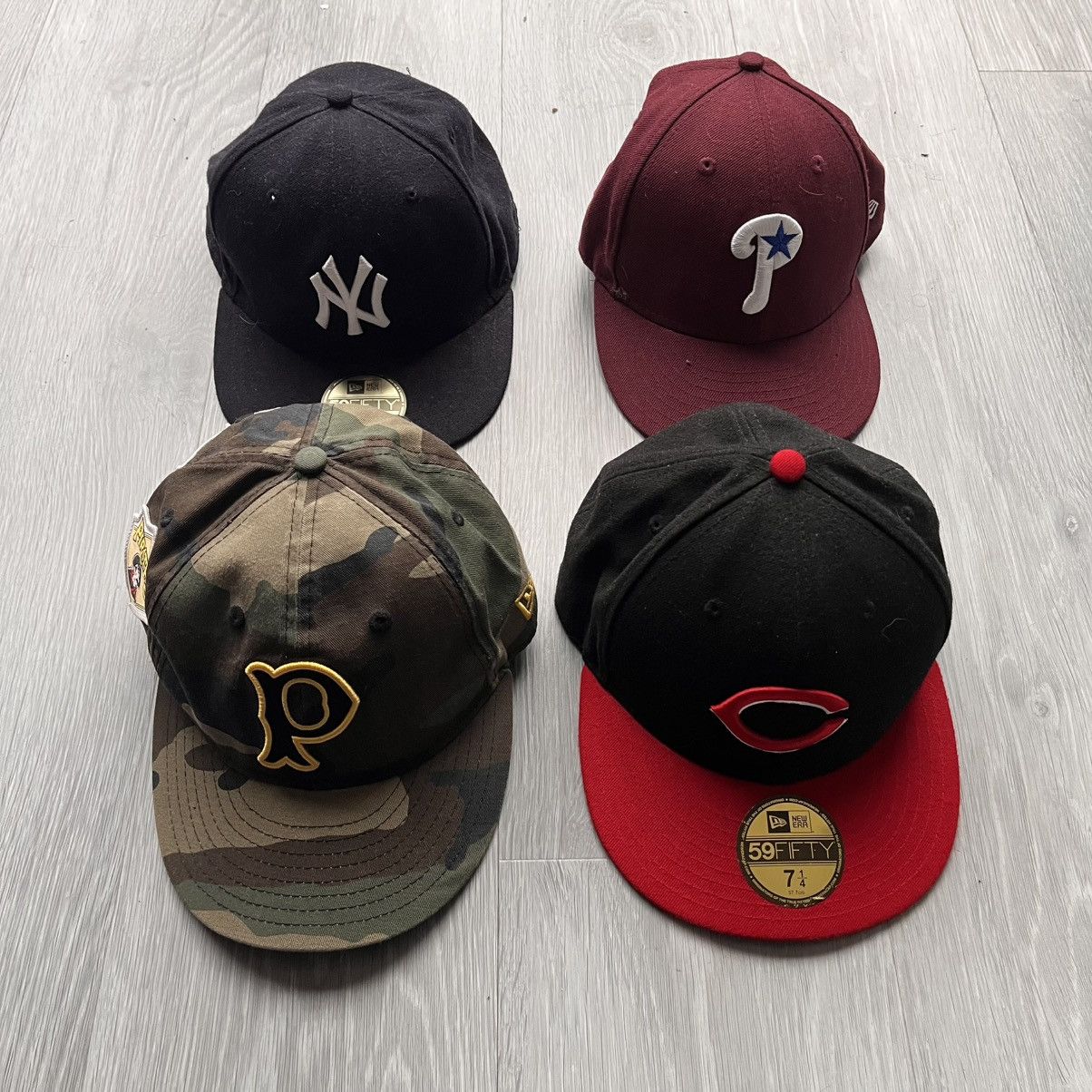 New Era New Era Baseball Caps x4 Bundle 59fifty Size ONE SIZE - 1 Thumbnail