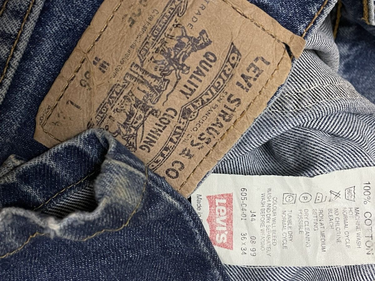 Levi's Vintage Clothing Vintage Rare Levis Strauss & Co 605 Orange Tab Distressed Size US 34 / EU 50 - 18 Thumbnail