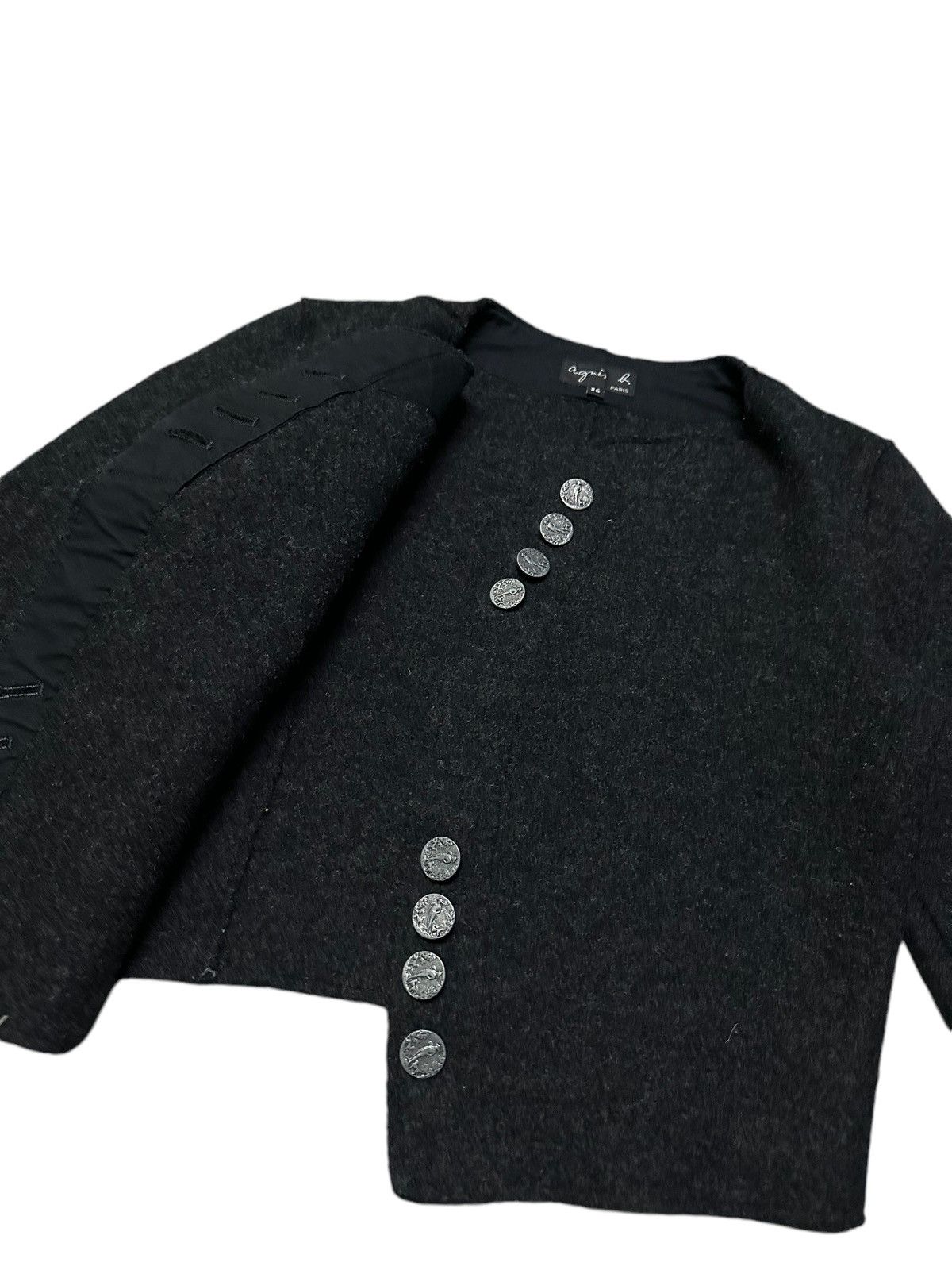 Agnes B cropped wool jacket