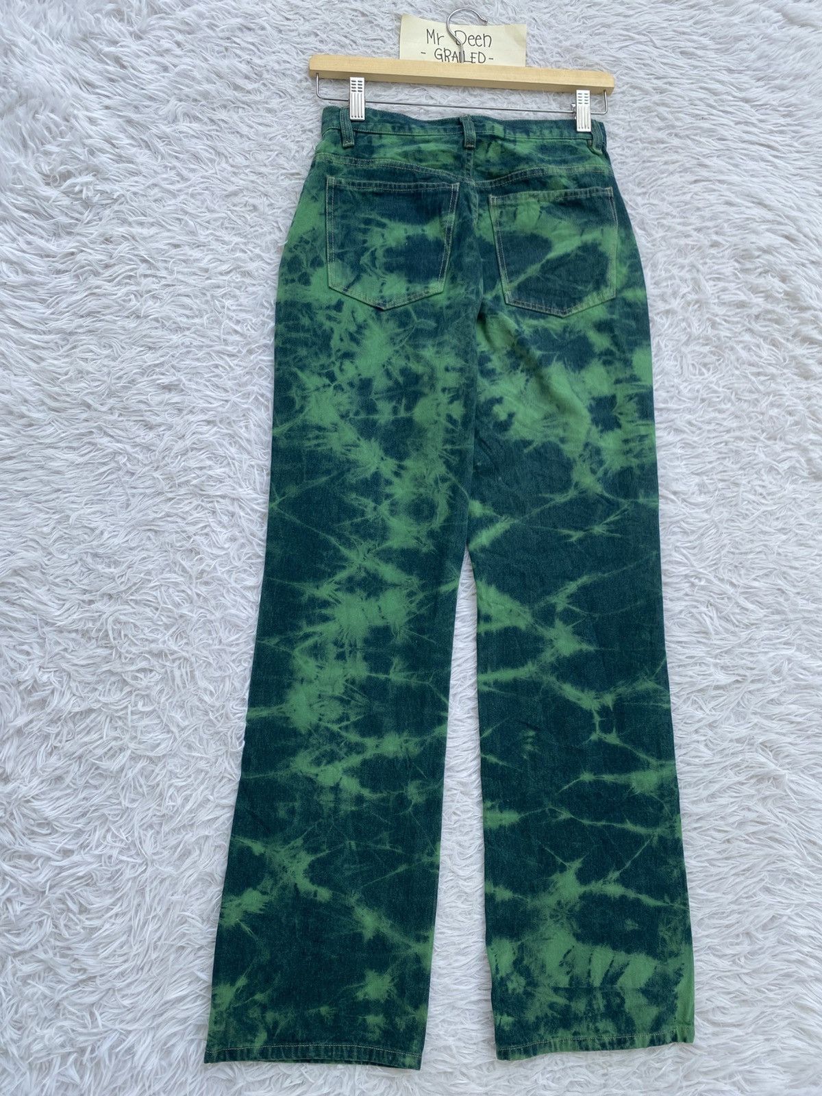 Japanese Brand Vintage 90s Japanese Brand Tie Dye Flash Jeans Pants Size US 27 - 19 Thumbnail
