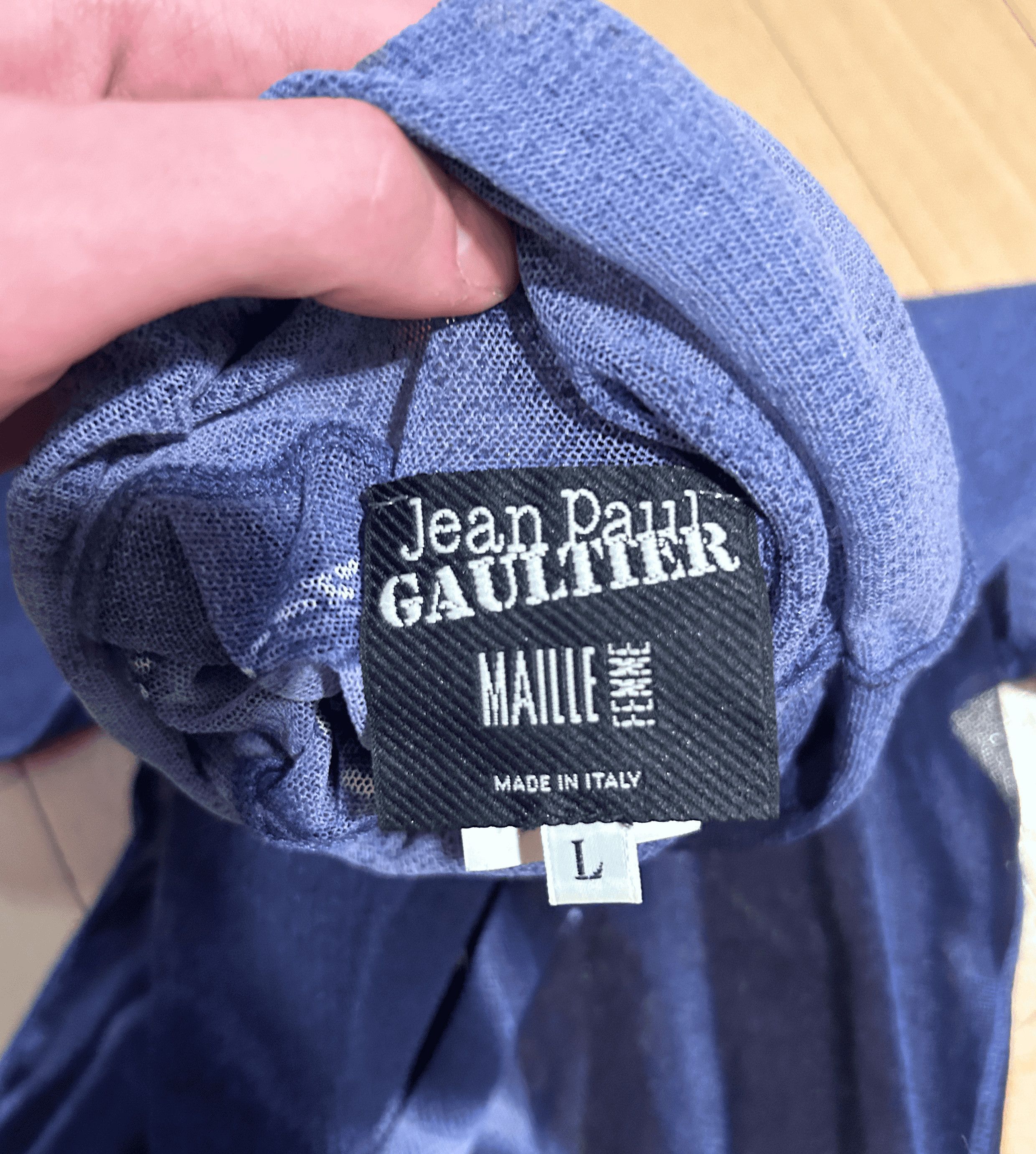 Jean Paul Gaultier Jean Paul Gaultier Trompe l’Oeil Mesh Top Size L / US 10 / IT 46 - 4 Thumbnail