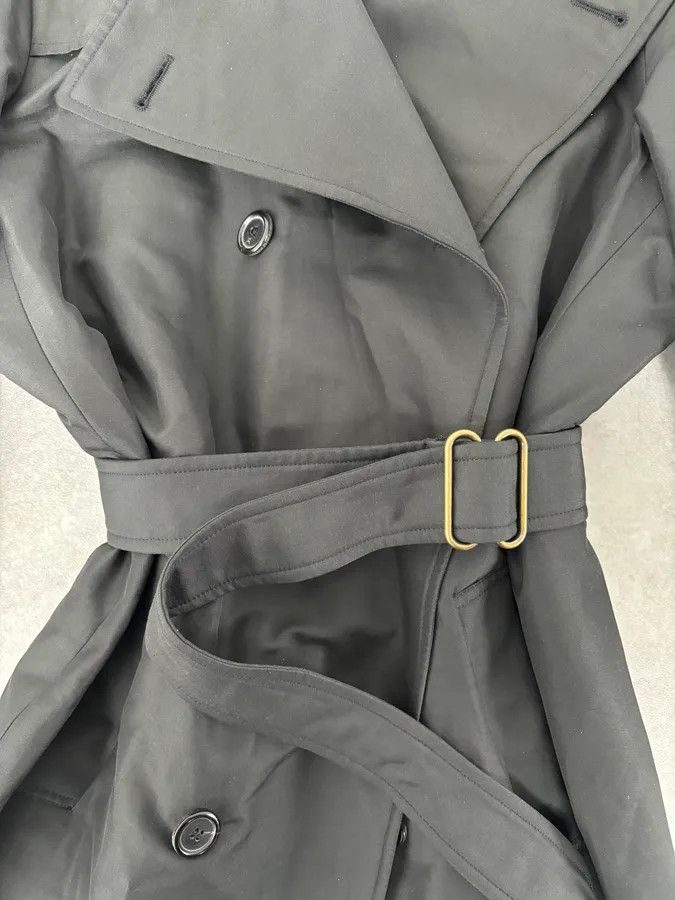 Saint Laurent Paris AW2007 Yves Saint Laurent Black Classy Trench Coat Size US M / EU 48-50 / 2 - 9 Thumbnail