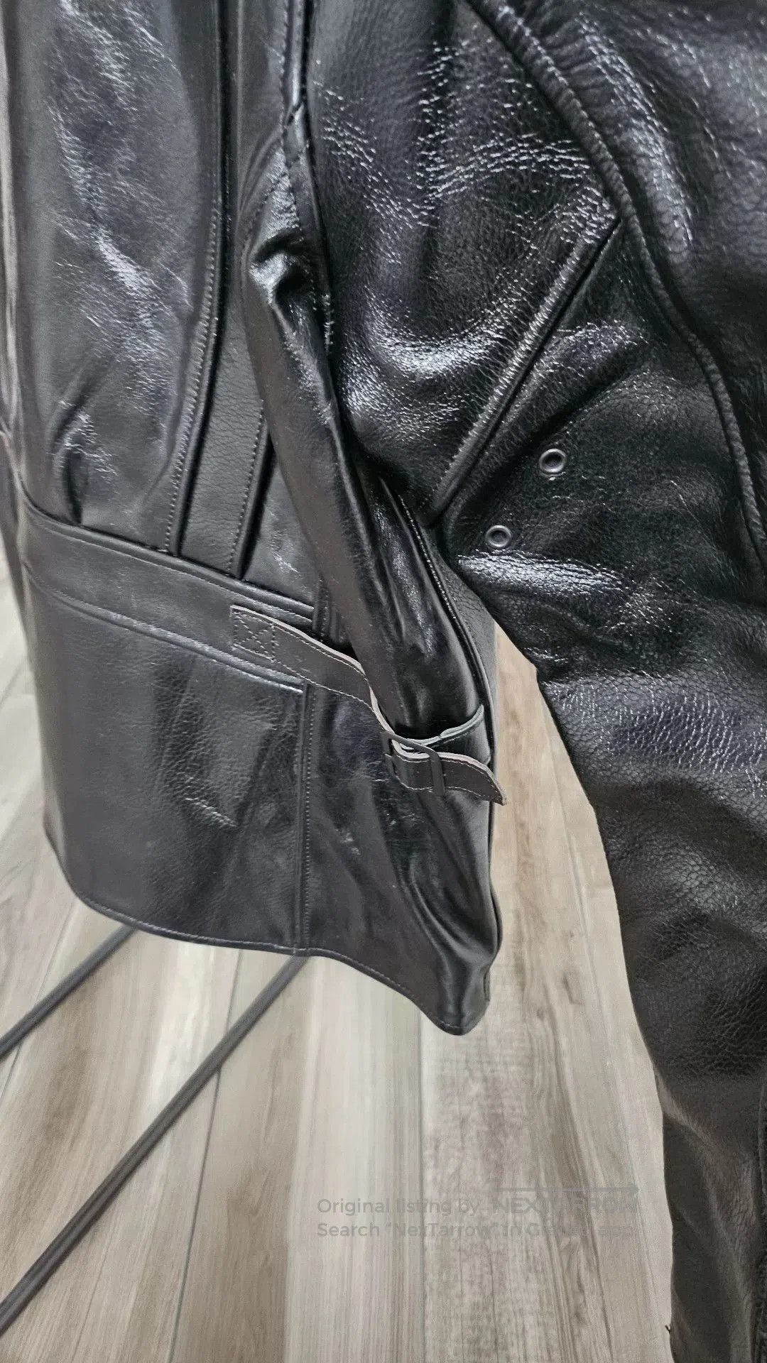 Schott Schott Accordion Style Leather Jacket. Size US XXS / EU 40 - 7 Thumbnail