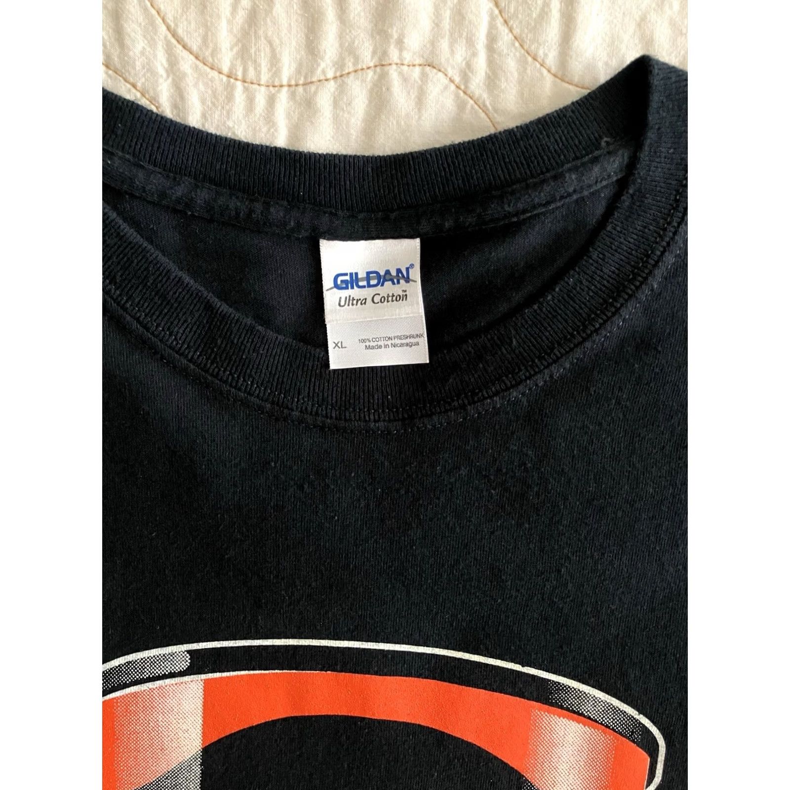 Gildan Gildan T-Shirt Detroit Tigers Oil Drum Motorcycles USA Black XL Men’s Short Sleeve Graphic Shirt Size US XL / EU 56 / 4 - 3 Thumbnail