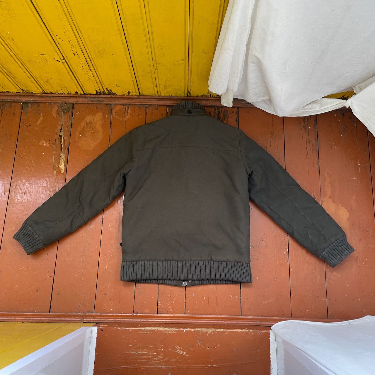 Carhartt Vintage Carhartt Olive Bomber Jacket – Canvas Workwear Size US M / EU 48-50 / 2 - 9 Thumbnail