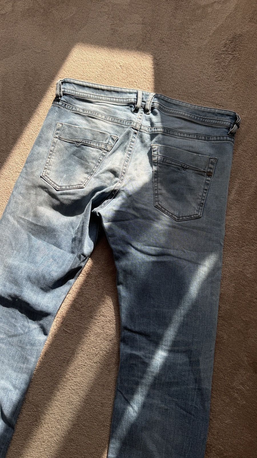 If Six Was Nine Diesel Akee Ripped Washed Straight Jeans LGB hedi slimane Size US 34 / EU 50 - 4 Thumbnail