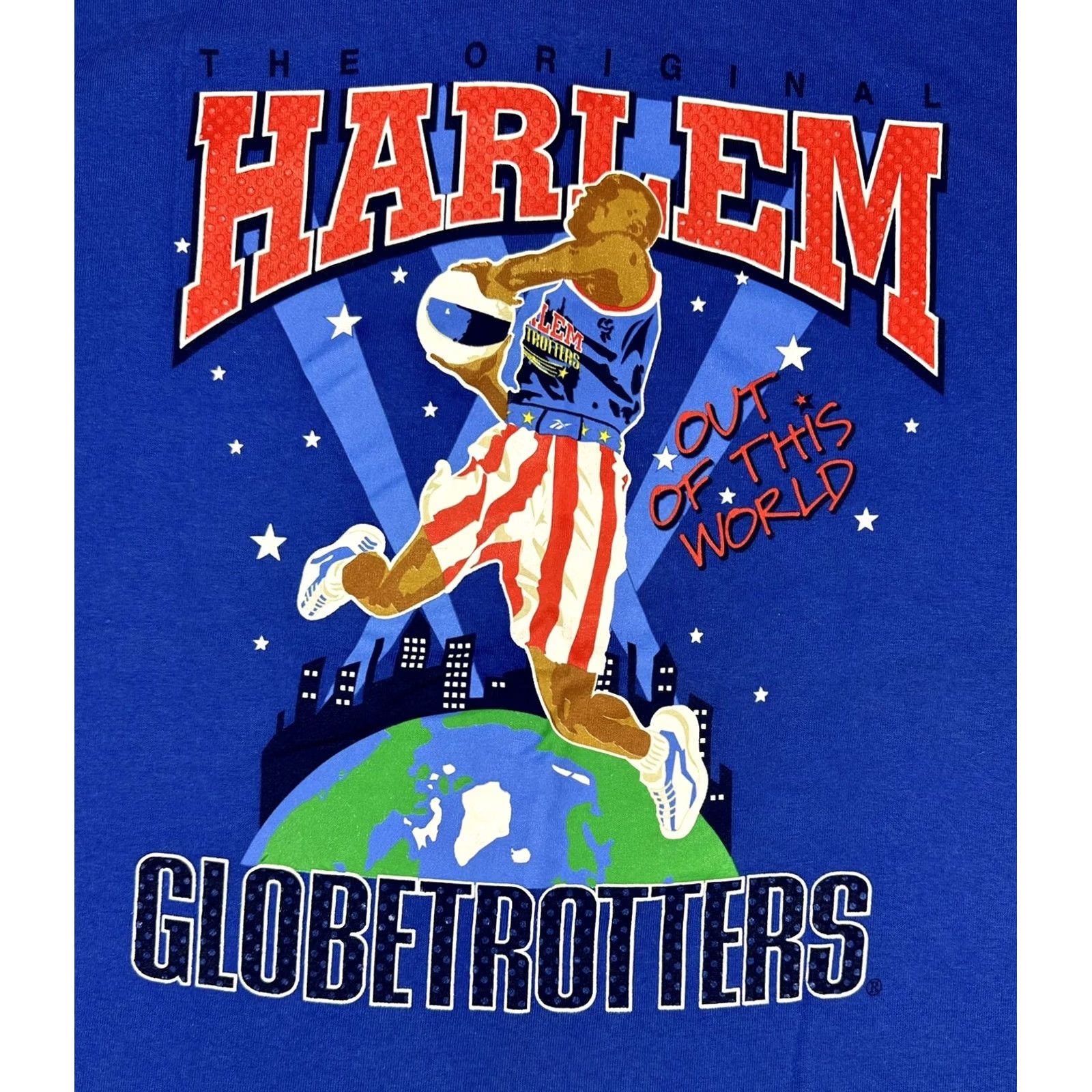 AAA Vintage Sz M Harlem Globetrotters Graphic Shirt Out Of This World Y2K - & 2000s Basketball Size US M / EU 48-50 / 2 - 3 Thumbnail