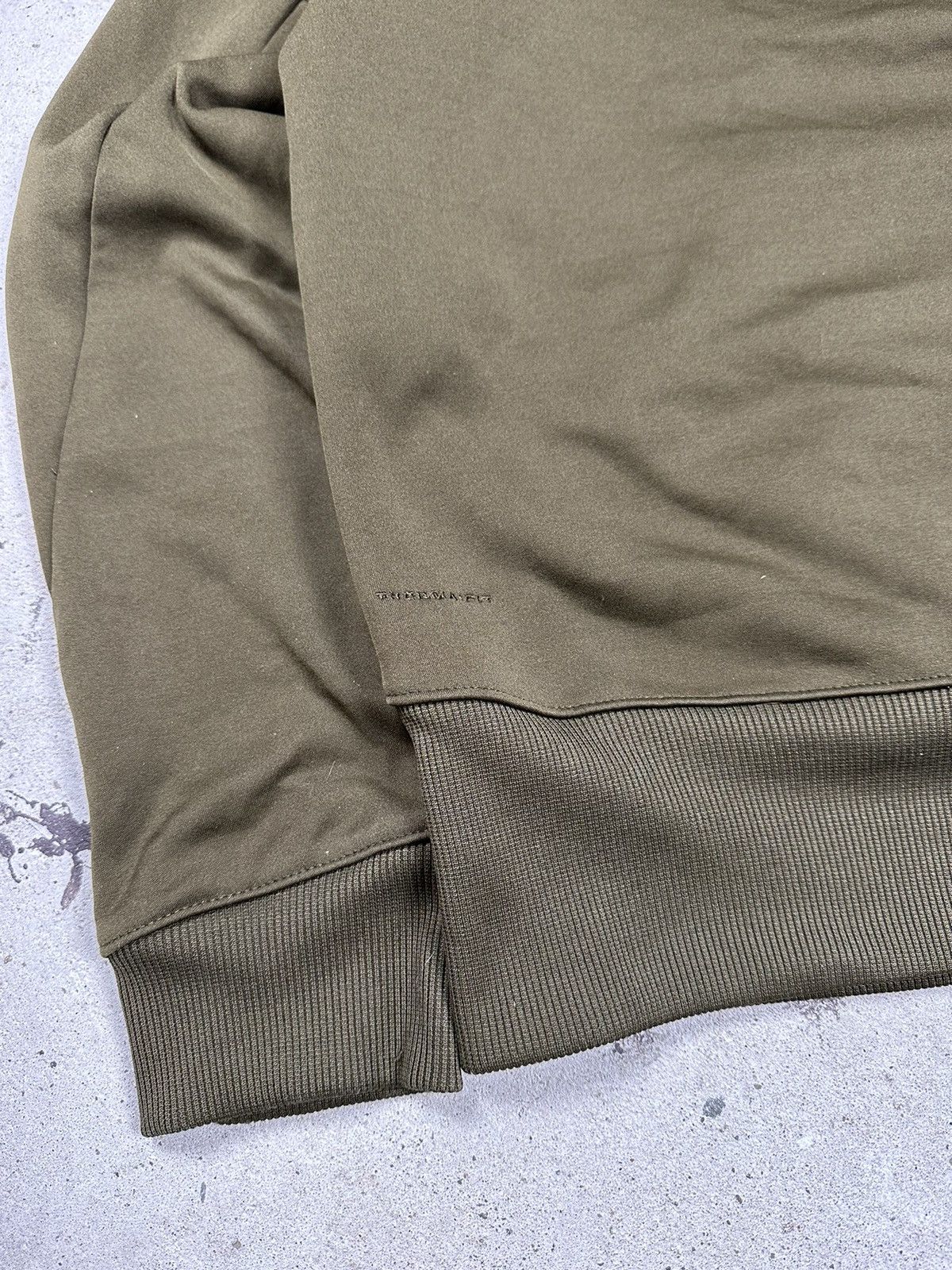 ‼️ Vintage y2k Nike Khaki Center Swoosh Hoodie Rare