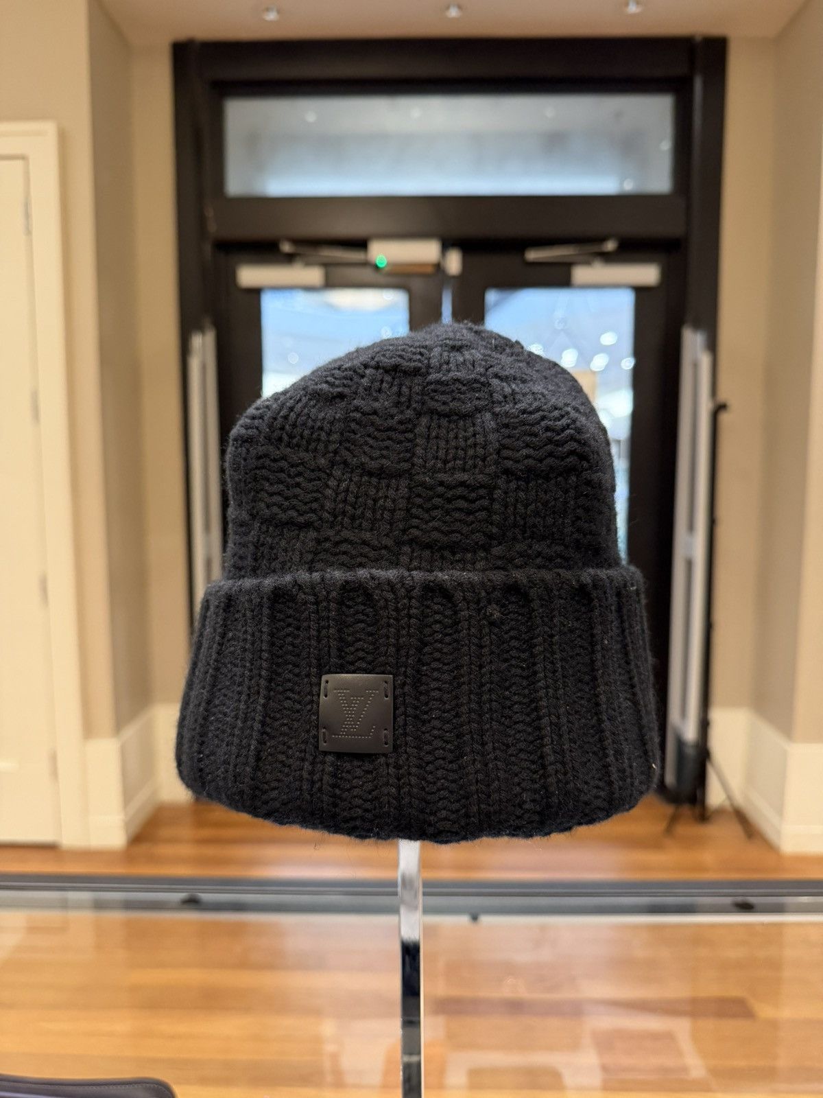 Louis Vuitton Louis Vuitton Cashmere Damier Helsinki Beanie Size ONE SIZE - 2 Thumbnail