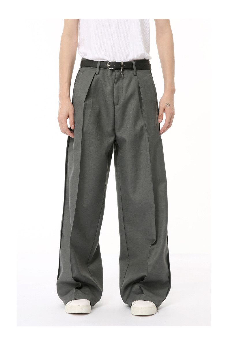 Japanese Brand Male Suit Pants New High Three Dimensional Size US 33 - 4 Thumbnail