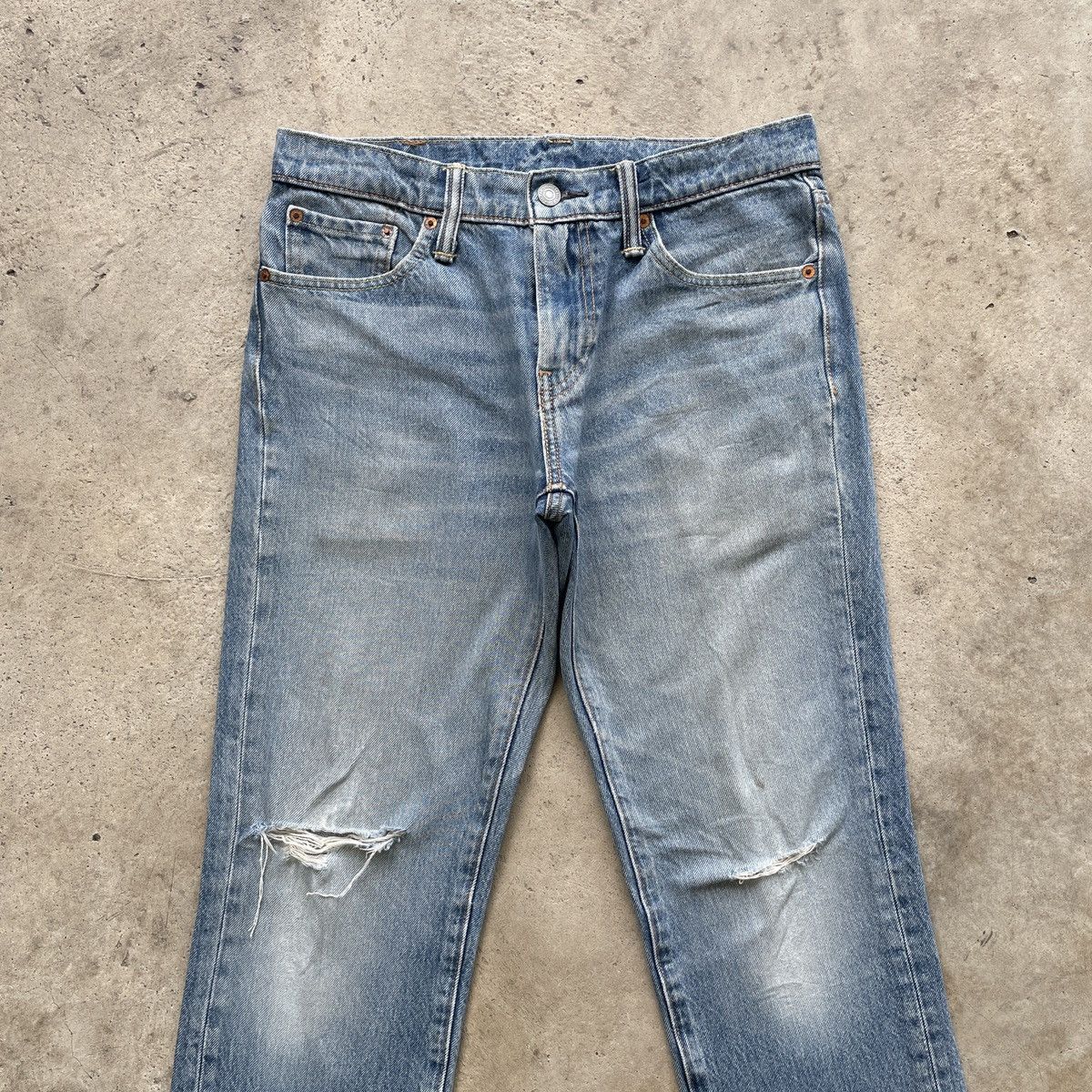 Levi's Levi’s 511 Distressed Jeans Denim Pants Faded W30x30 Size US 30 / EU 46 - 3 Thumbnail