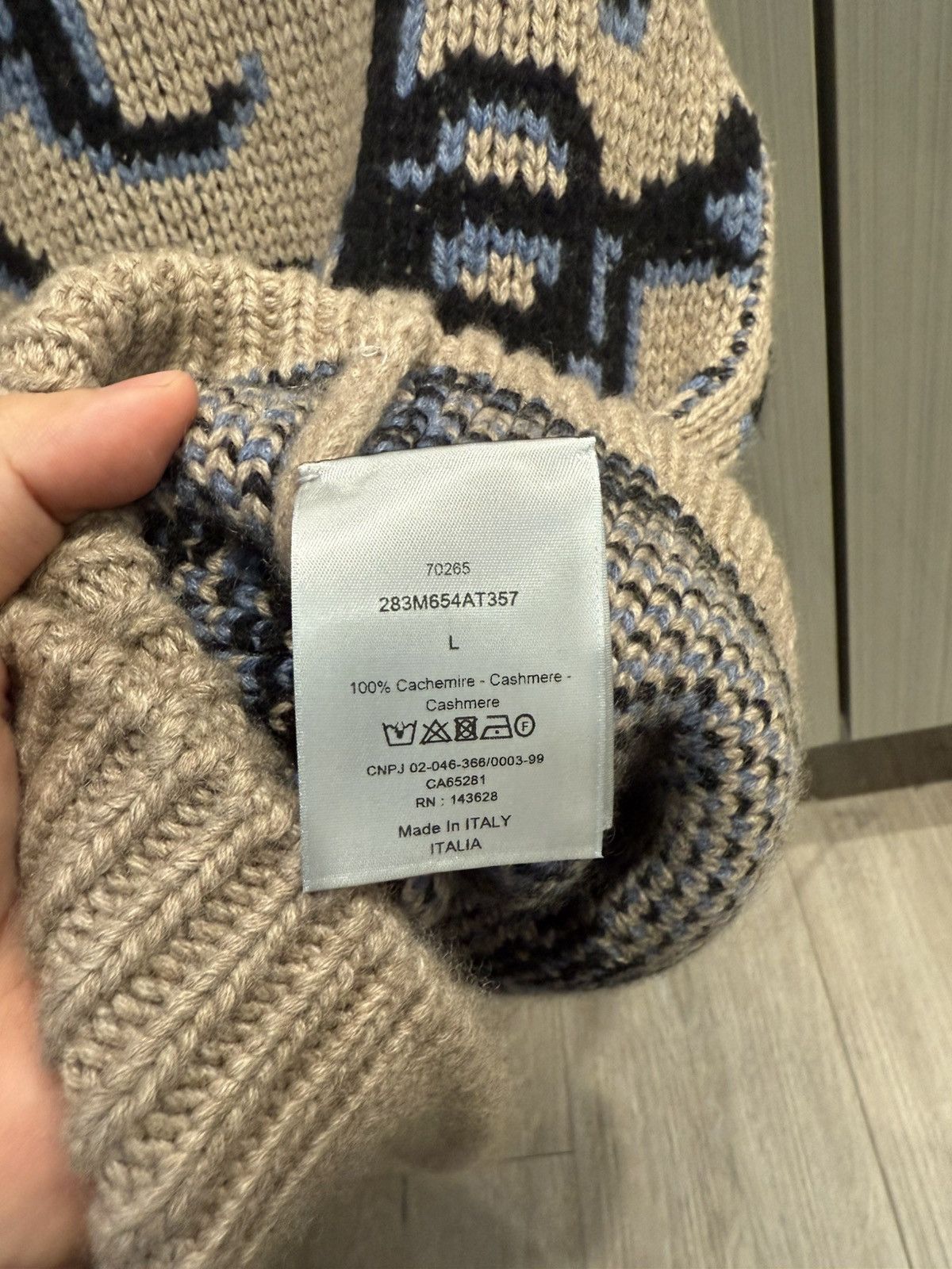 Dior × Travis Scott Dior Travis Scott Oblique Knit Vest Size US L / EU 52-54 / 3 - 6 Thumbnail