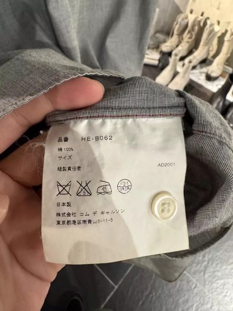 Comme des Garcons Comme des Garcons size os 2001 misaligned shirt 2504-Nexta Size US M / EU 48-50 / 2 - 4 Thumbnail