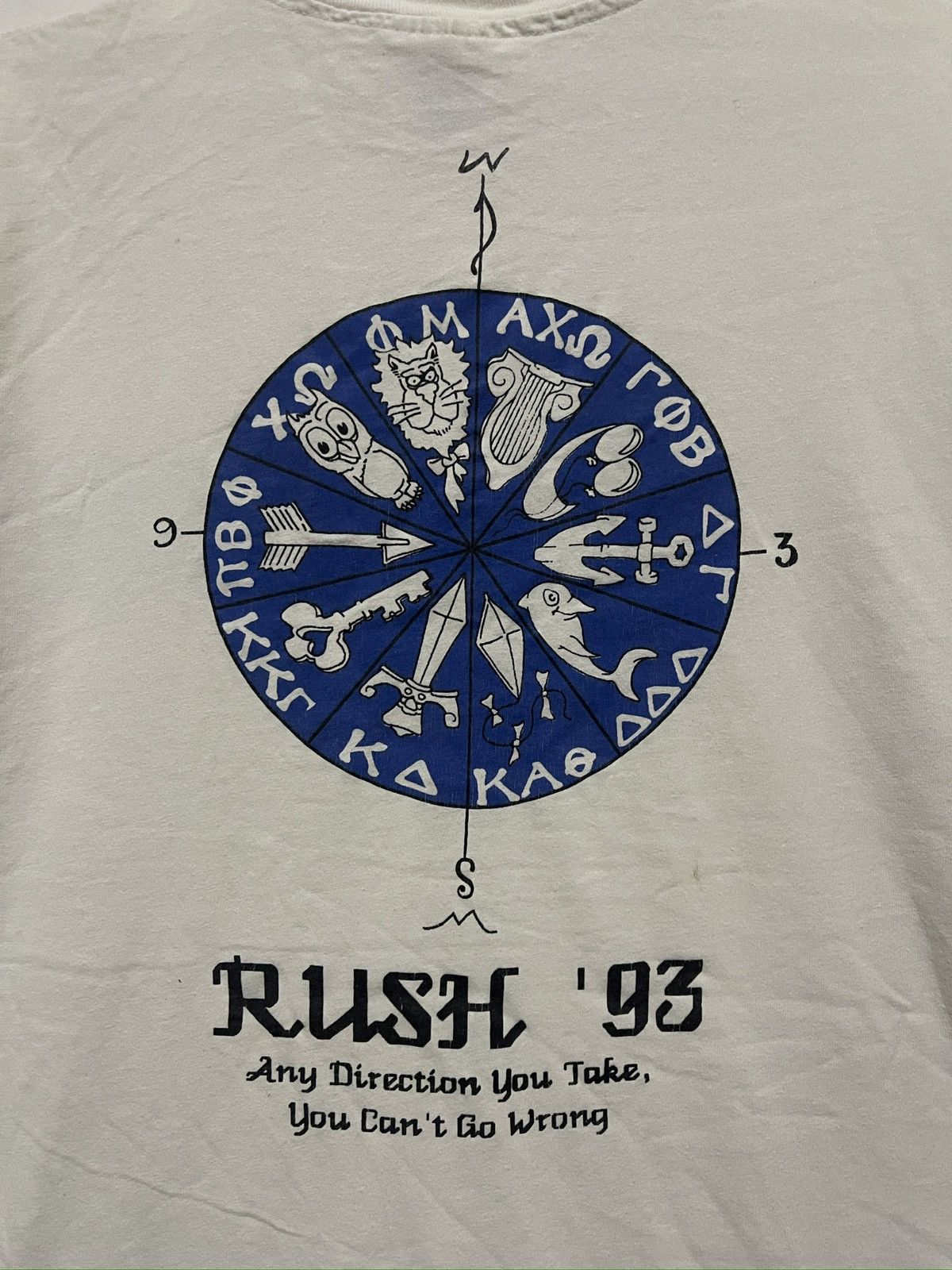 Vintage VERY RARE‼️ VINTAGE 93s RUSH T SHIRT Size US XL / EU 56 / 4 - 6 Thumbnail