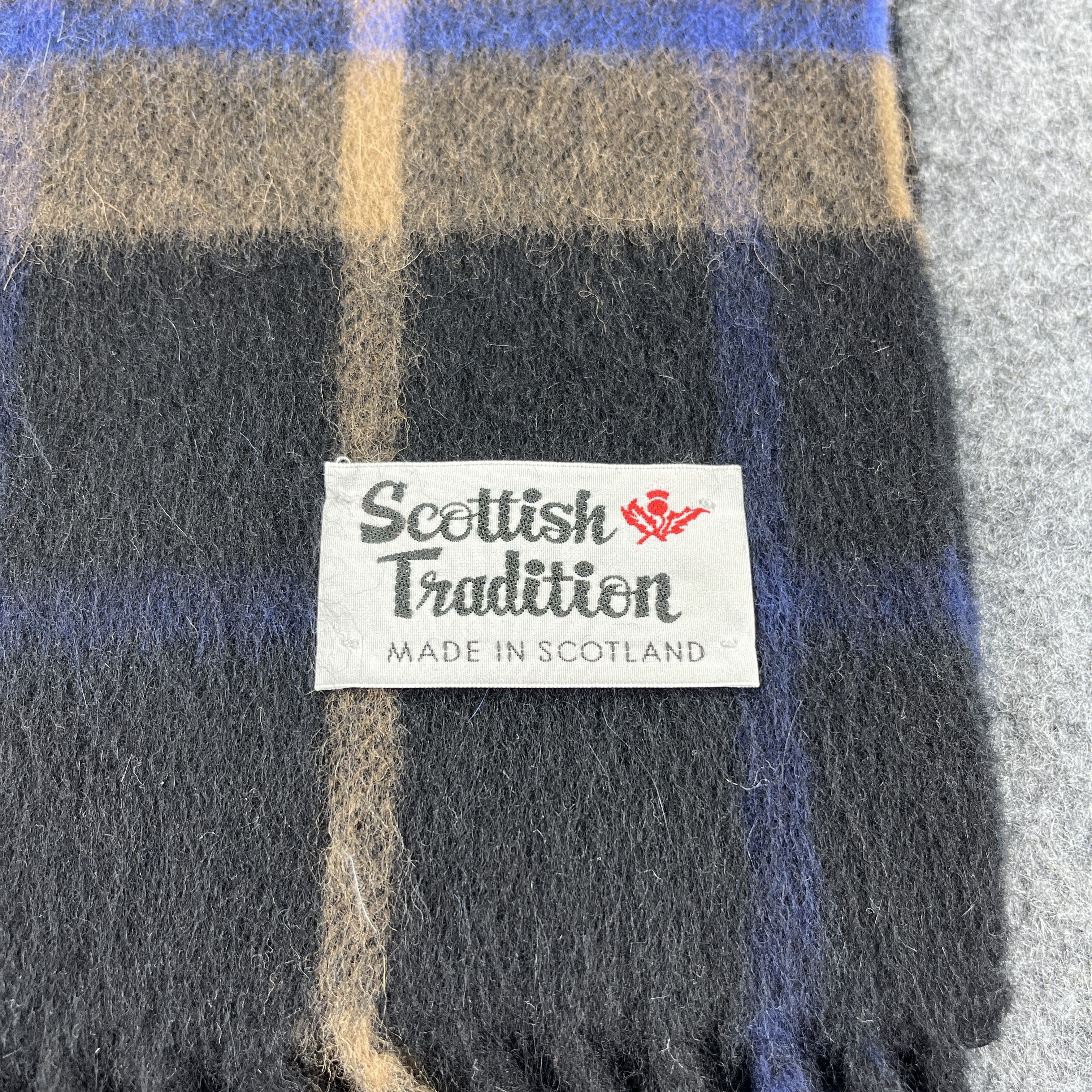 Japanese Brand Scottish Tradition Scarf / Muffler / Neckwear T1196 Size ONE SIZE - 4 Thumbnail