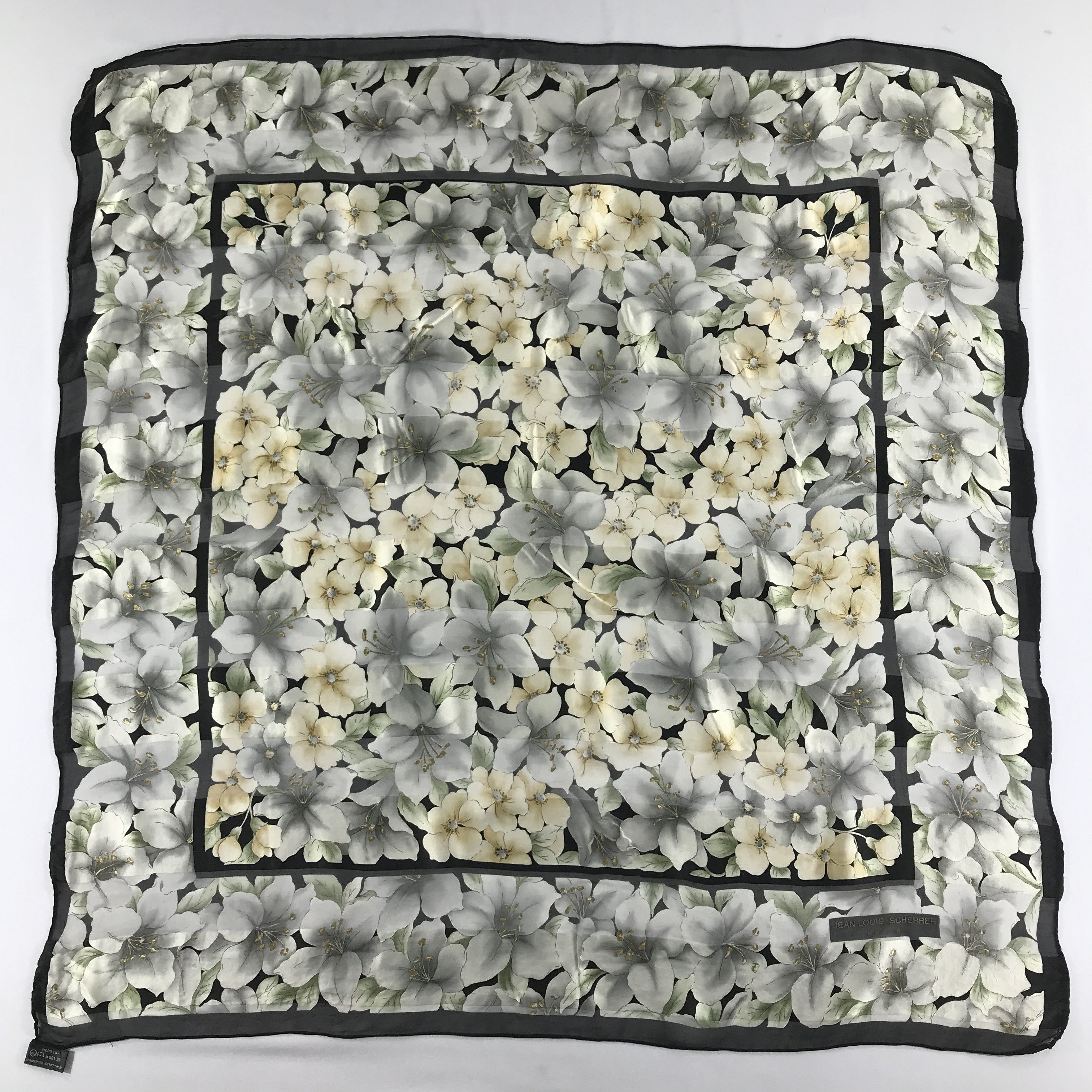 Jean-Louis Scherrer Vintage Jean Luois Scherrer Silk Scarf Size ONE SIZE - 2 Thumbnail