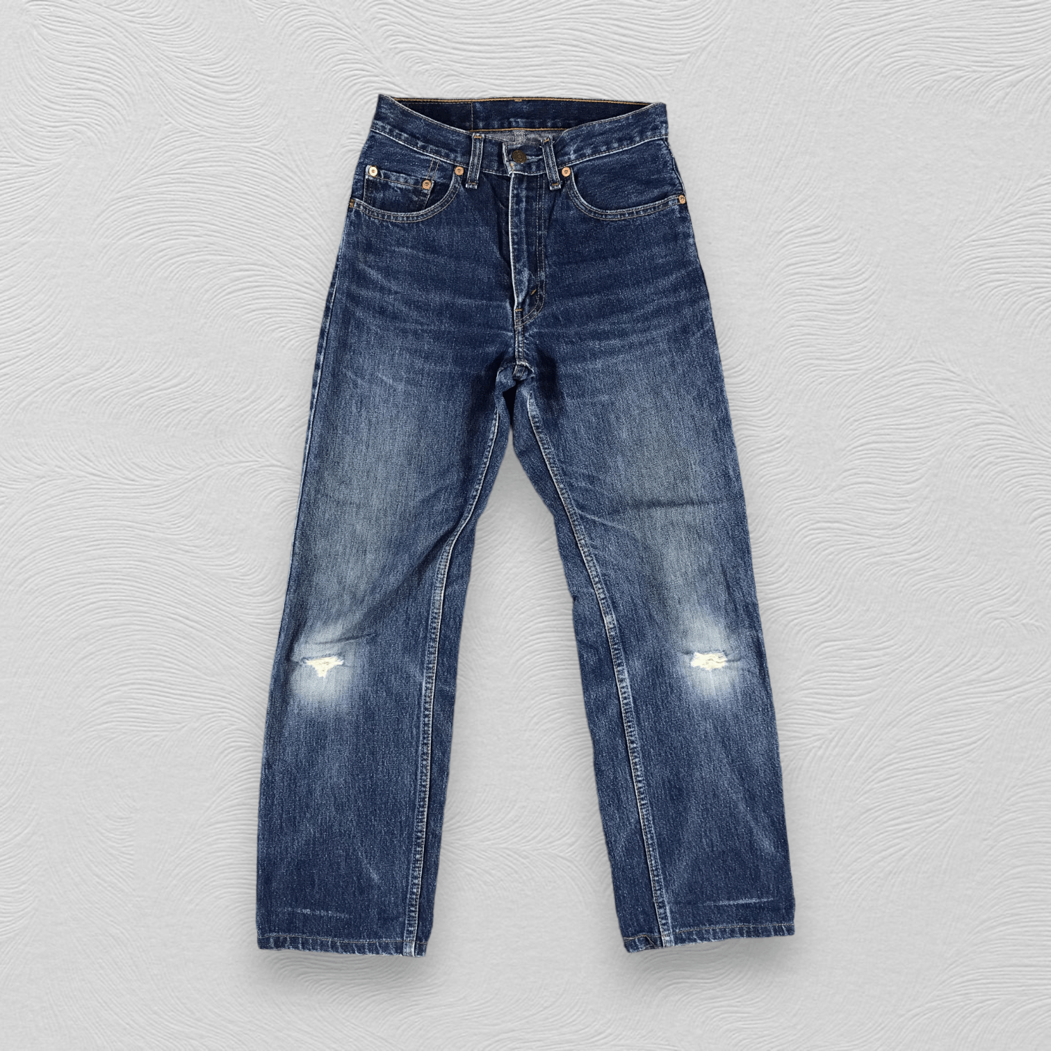 image of Levis x Vintage 90's Levi's 557 Jeans Distressed Denim Kj852 in Blue, Men's (Size 27)