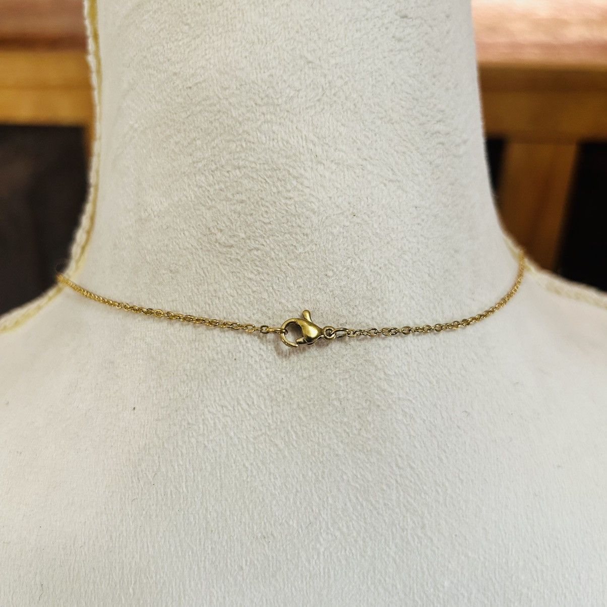 Vintage Vintage emerald cut black glass filigree pendant necklace Size ONE SIZE - 5 Thumbnail