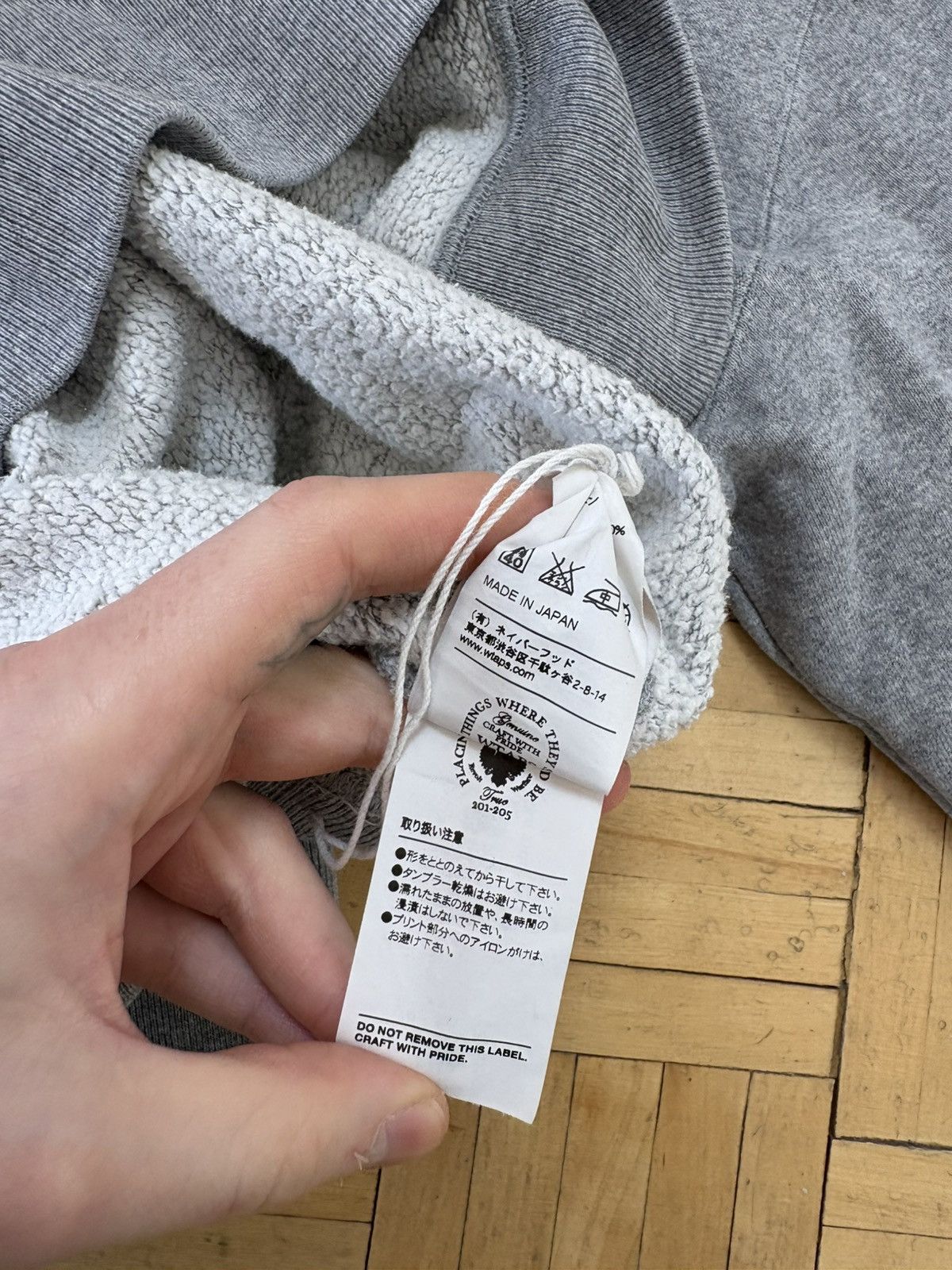 Wtaps WTAPS Made in Japan Grey Sweatshirt Size US M / EU 48-50 / 2 - 3 Thumbnail
