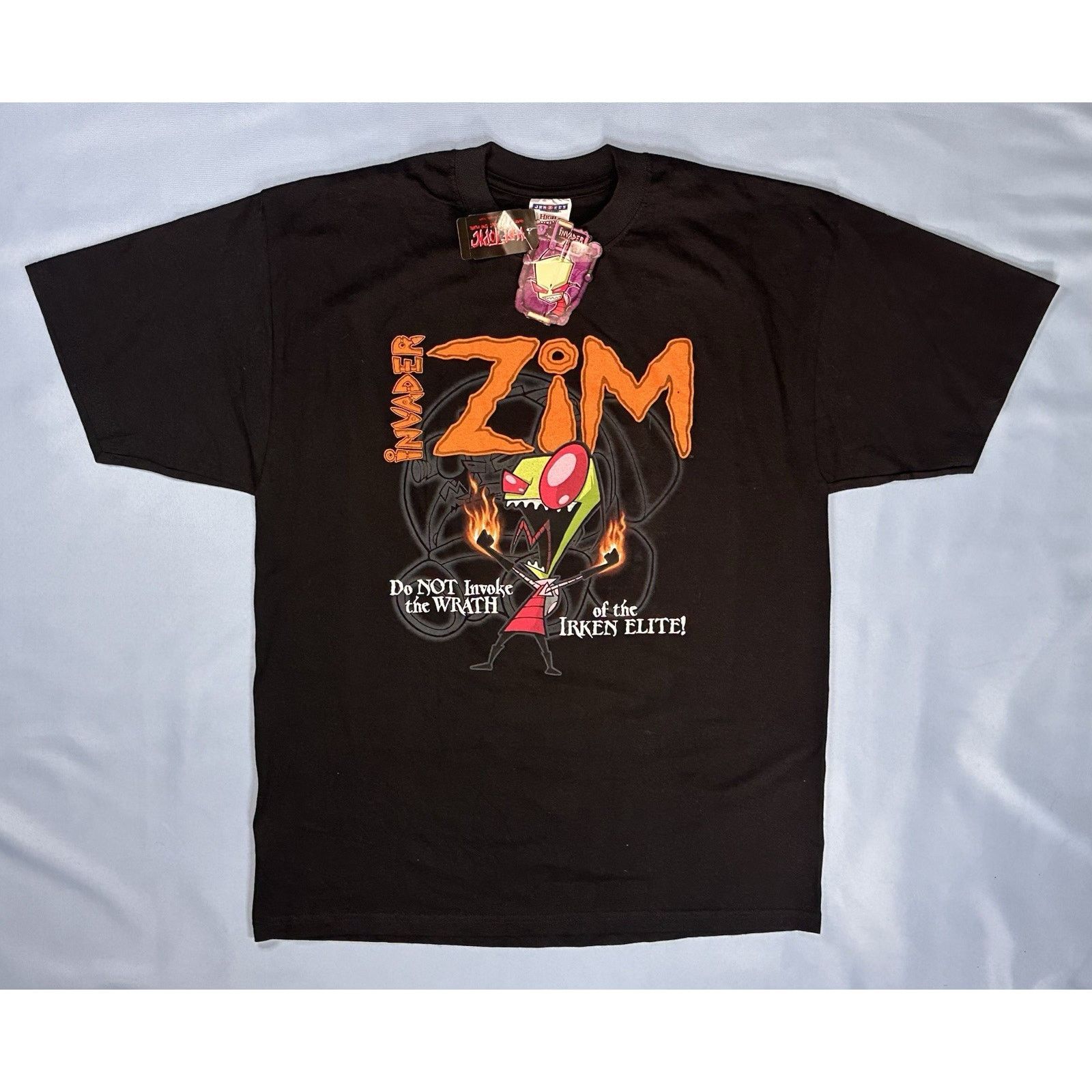 Jerzees Vintage Nickelodeon Invader Zim Irken Elite Tee XL Size US XL / EU 56 / 4 - 2 Thumbnail