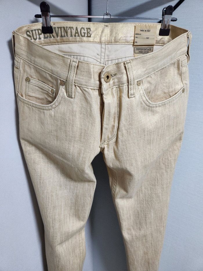 Other MAURO GRIFONI SUPER VINTAGE 골드 데님 Size 29" - 2 Thumbnail