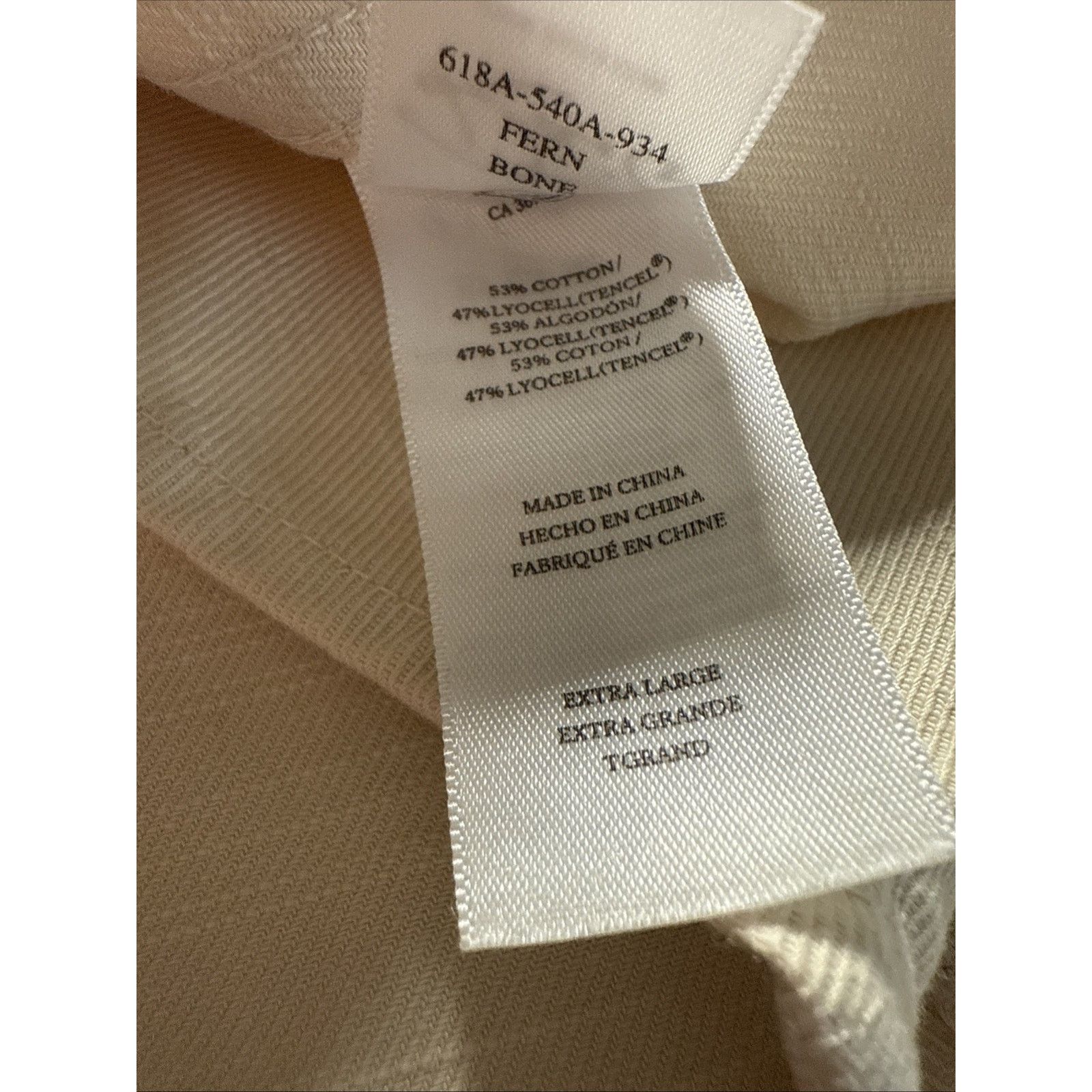 Rails Rails Fern Snap Shirt in Bone Long Sleeve Pocket Detail XL Size XL / US 12-14 / IT 48-50 - 12 Thumbnail