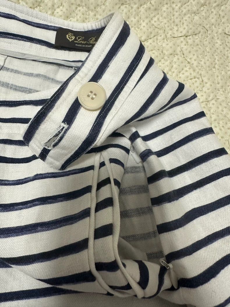 Loro Piana LORO PIANA White checkered shorts Size 25" / US 0 / IT 36 - 6 Thumbnail
