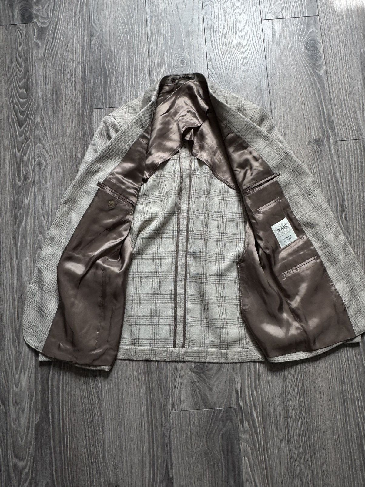 Boggi Boggi Milano Check Plaid Blazer Jacket 48 Size 48R - 8 Thumbnail