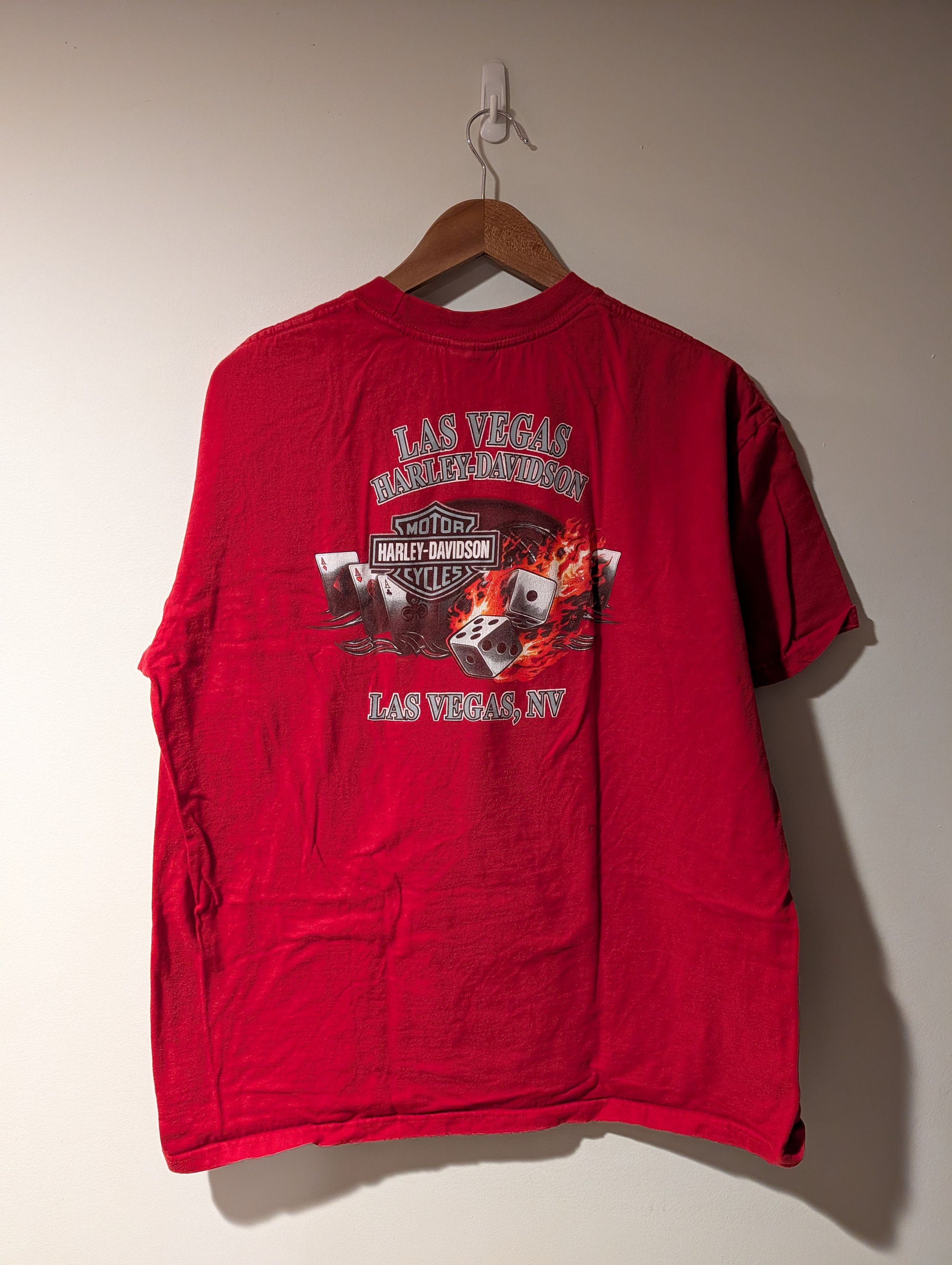 Harley Davidson Vintage 2012 Harley Davidson Motorcycle Las Vegas T-Shirt Size US XL / EU 56 / 4 - 1 Thumbnail
