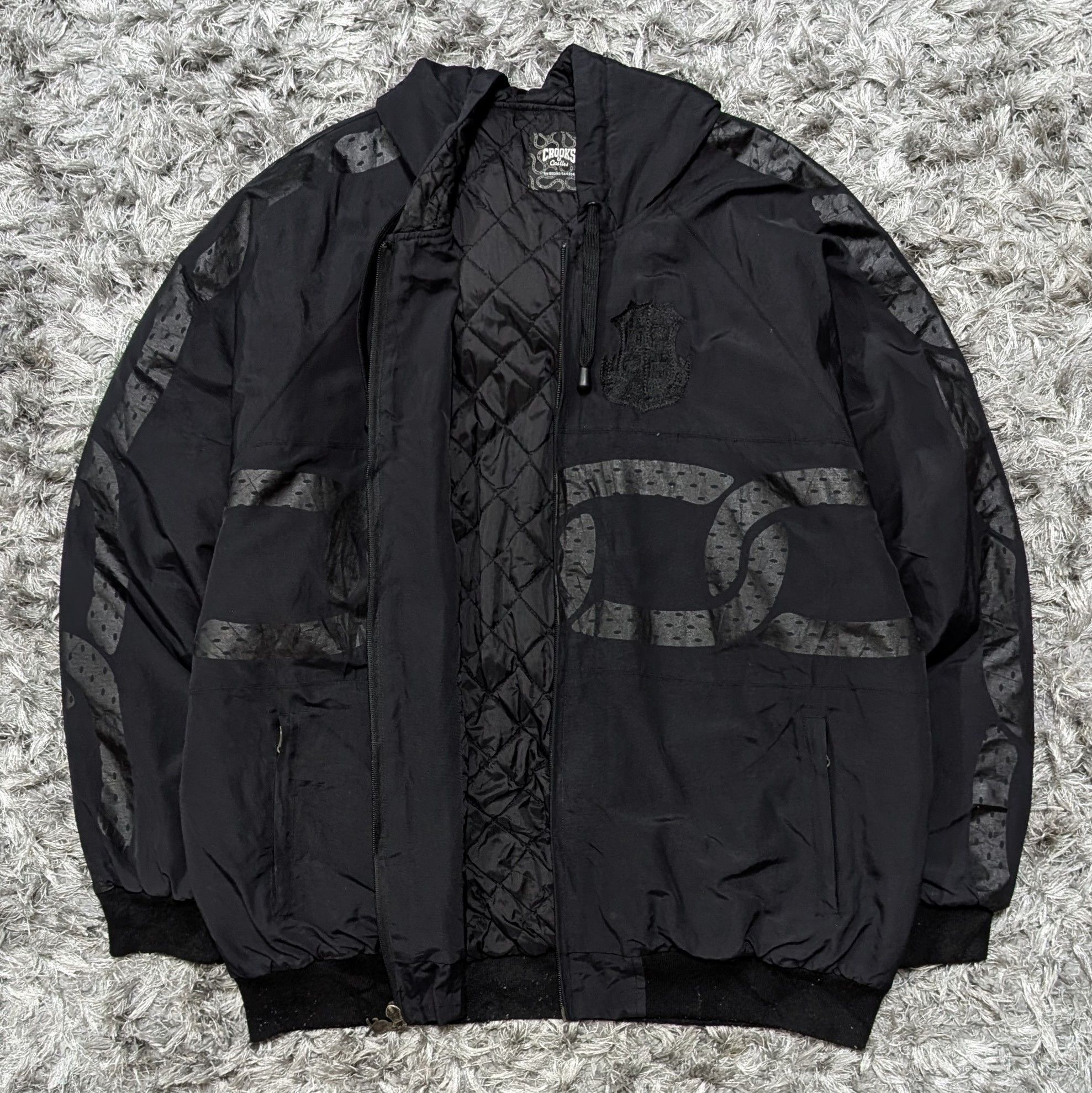 Crooks & Castles Oversized Crooks & Castles Heat Seal Print Jacket 85 Chains Size US XL / EU 56 / 4 - 2 Thumbnail