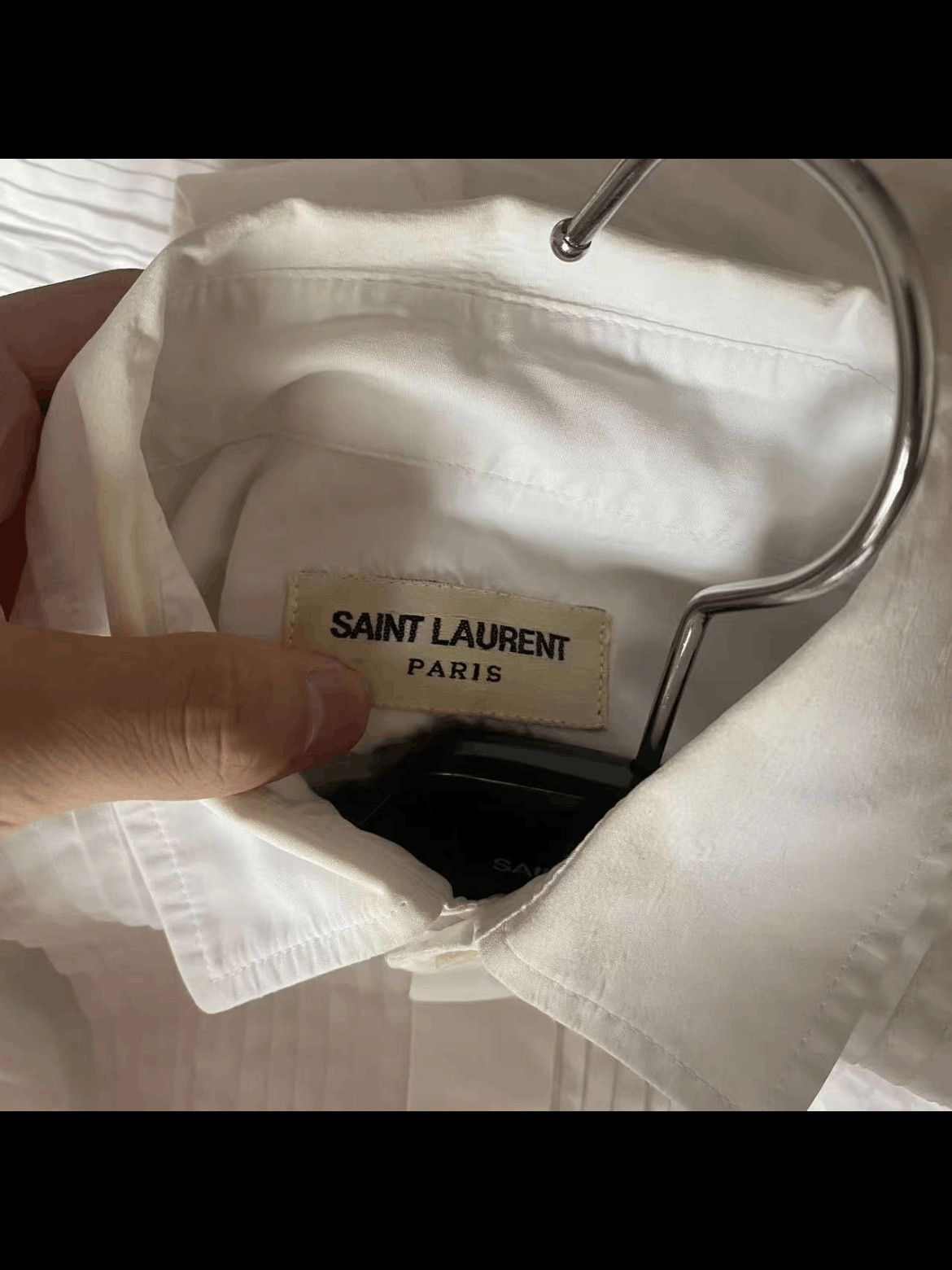 Saint Laurent Paris Sz 36 Saint Laurent Paris 16AW Formal Shirt Size US S / EU 44-46 / 1 - 4 Thumbnail