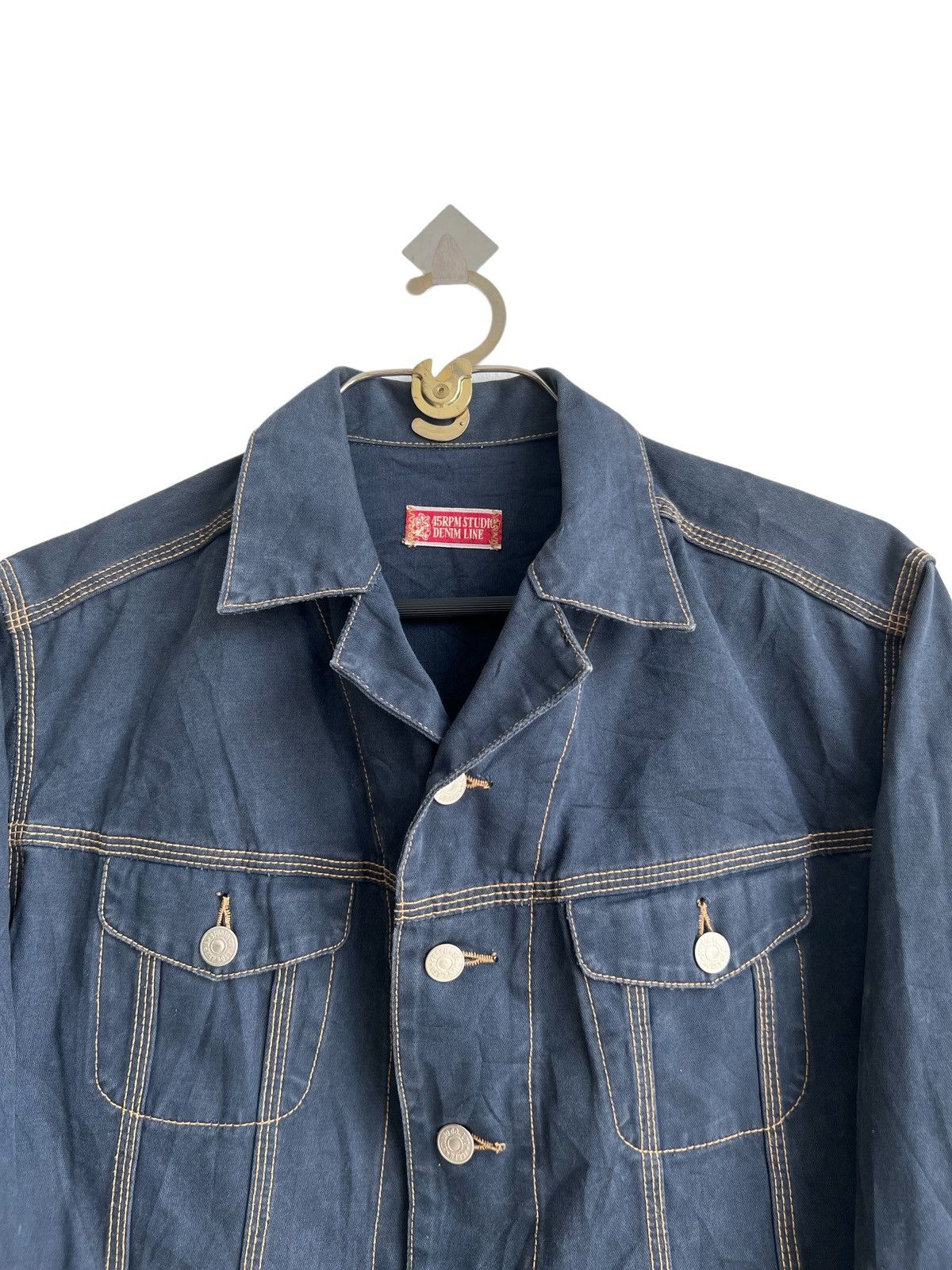 14th Addiction 90s 45RPM Studio Denim Line Boxy Fit Trucker Denim Jacket Size US M / EU 48-50 / 2 - 4 Thumbnail