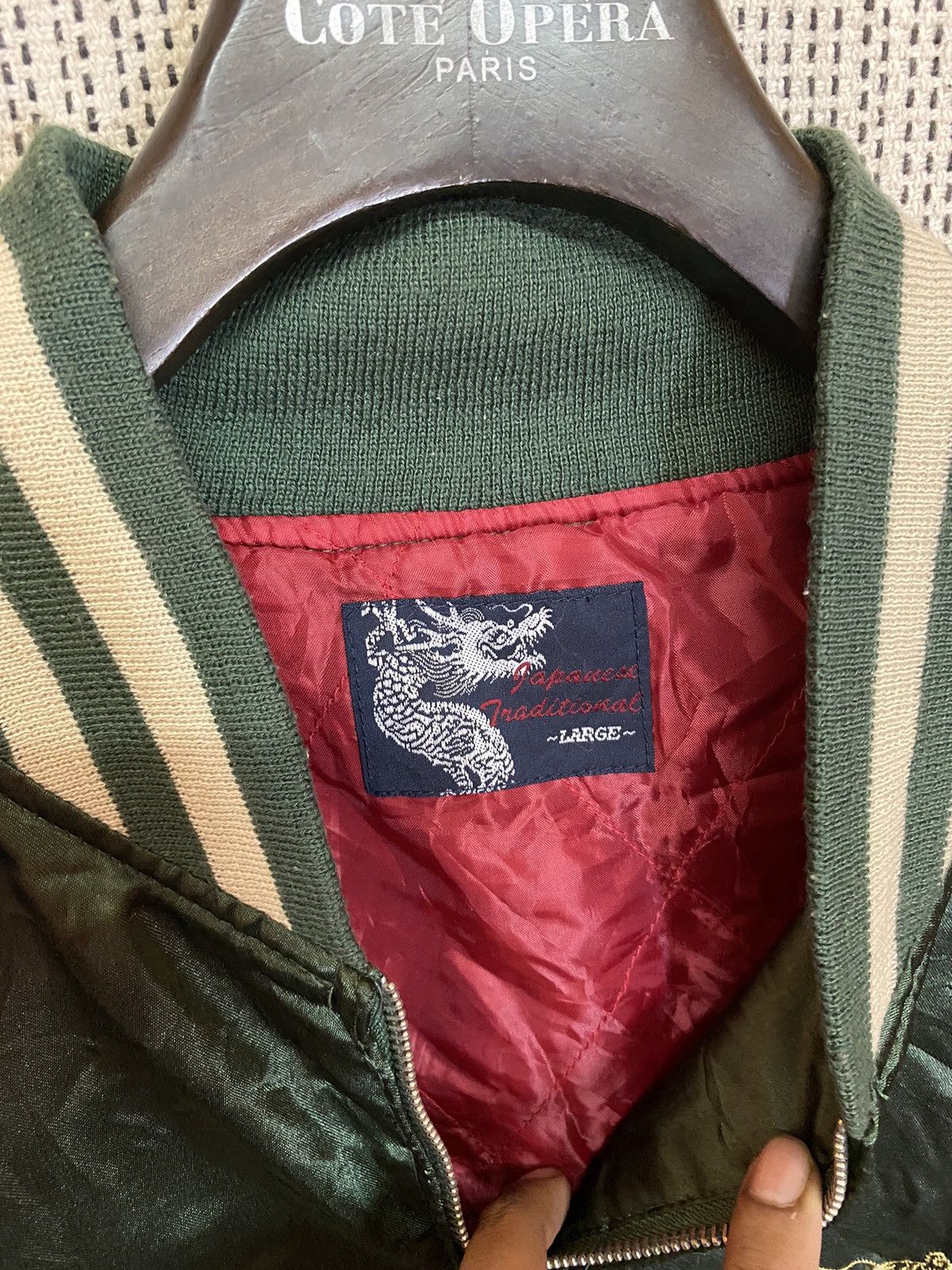Japanese Brand × Traditional Weatherwear Sukajan dragon jacket satin emboidery Size US L / EU 52-54 / 3 - 7 Thumbnail