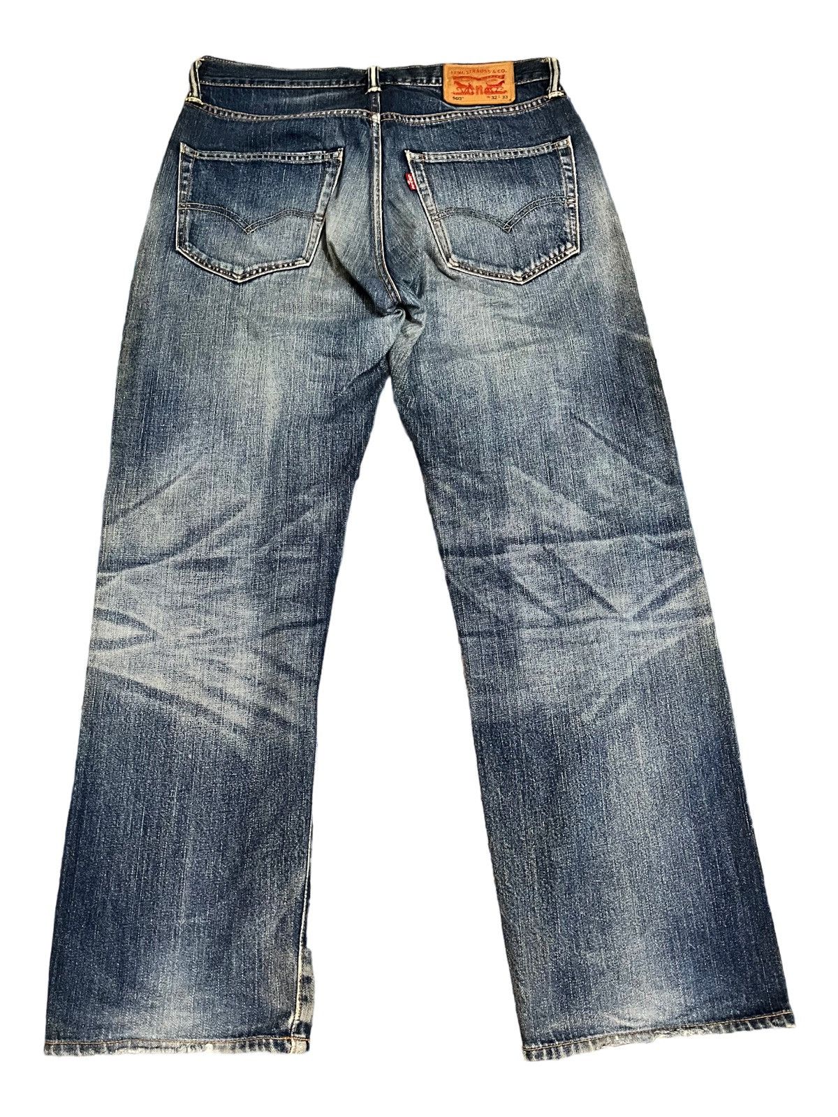 Levi's Vintage Levi’s 503 Baggy Distressed Style Denim Size US 31 - 7 Thumbnail
