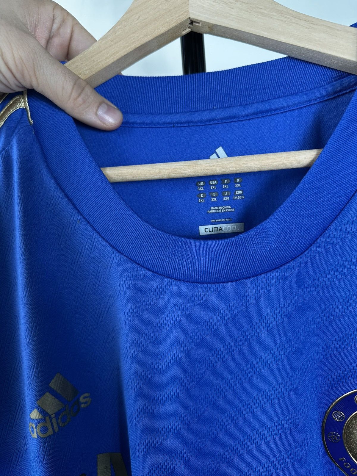Chelsea Soccer Chelsea FC 2012-13 Home Jersey Adidas Samsung Gold Size 3XL Size US XXL / EU 58 / 5 - 5 Thumbnail