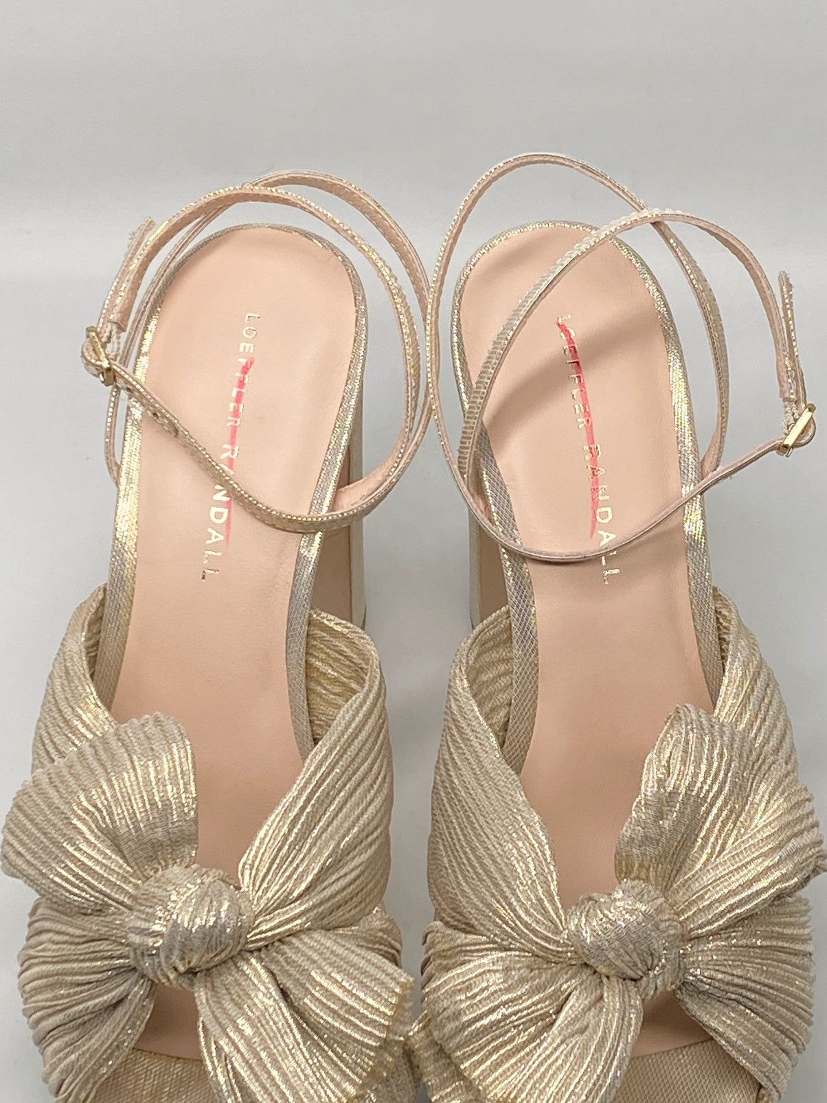 Loeffler Randall Loeffler Randall Natalia Pleated Platform Sandals size 8 Size US 8 / IT 38 - 10 Thumbnail