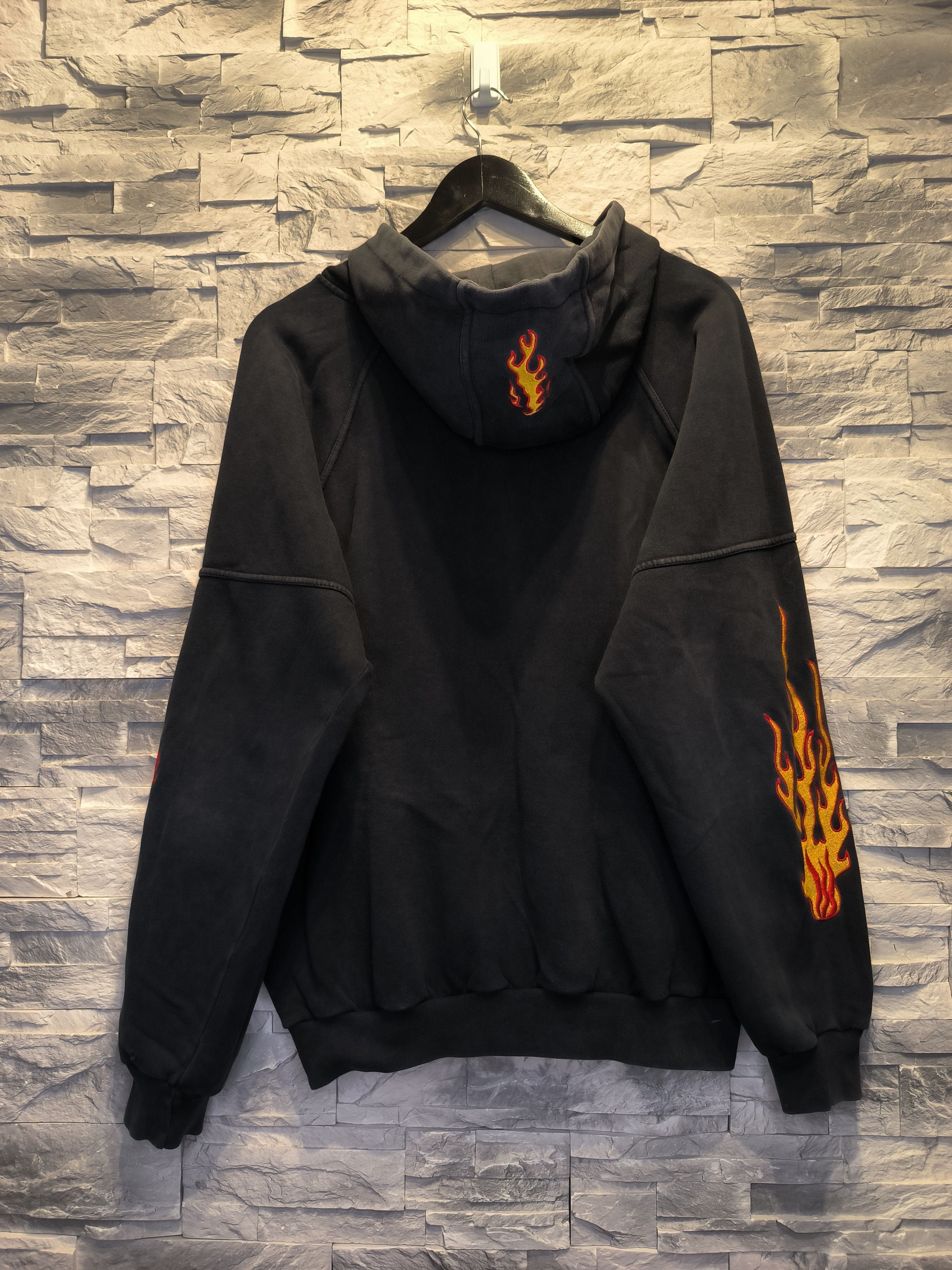 Vintage Vintage Death Rider Hoodie Skull Logo Flames Racing Size US M / EU 48-50 / 2 - 3 Thumbnail