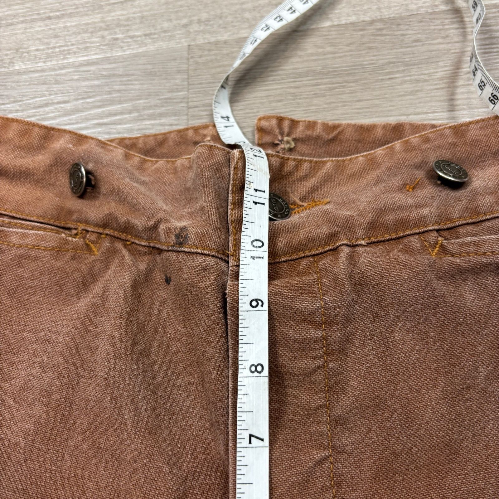 Cowboy Equipment × Vintage VTG Wahoo Maker Buckle Back Dungarees Frontier Pants 29x34 Size US 29 - 7 Thumbnail