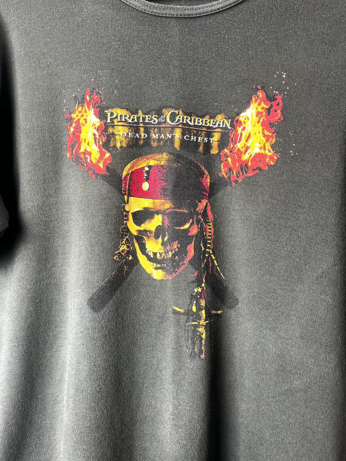 Caribbean Vintage Caribbean Pirates Skulls T Shirt Movie Size US M / EU 48-50 / 2 - 2 Thumbnail