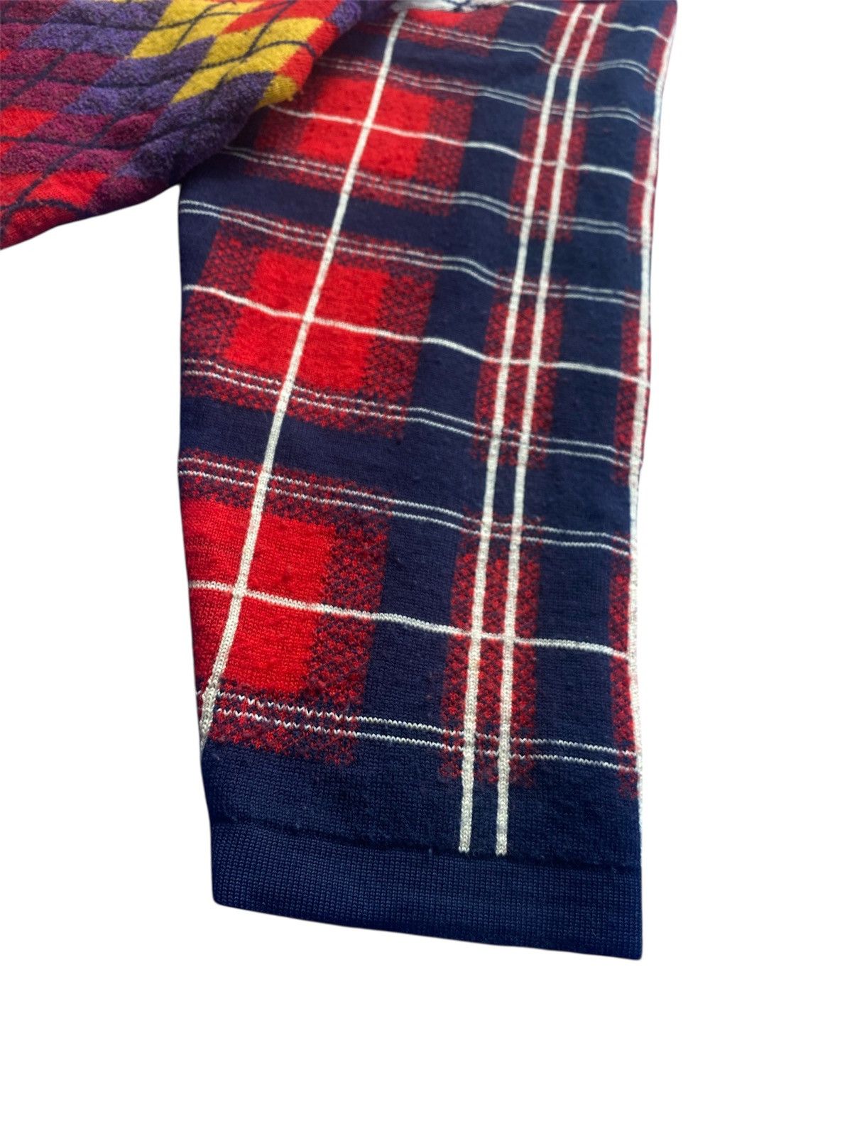 Kenzo Kenzo Golf Plaid Tartan Knitwear Cardigan Size US M / EU 48-50 / 2 - 3 Thumbnail