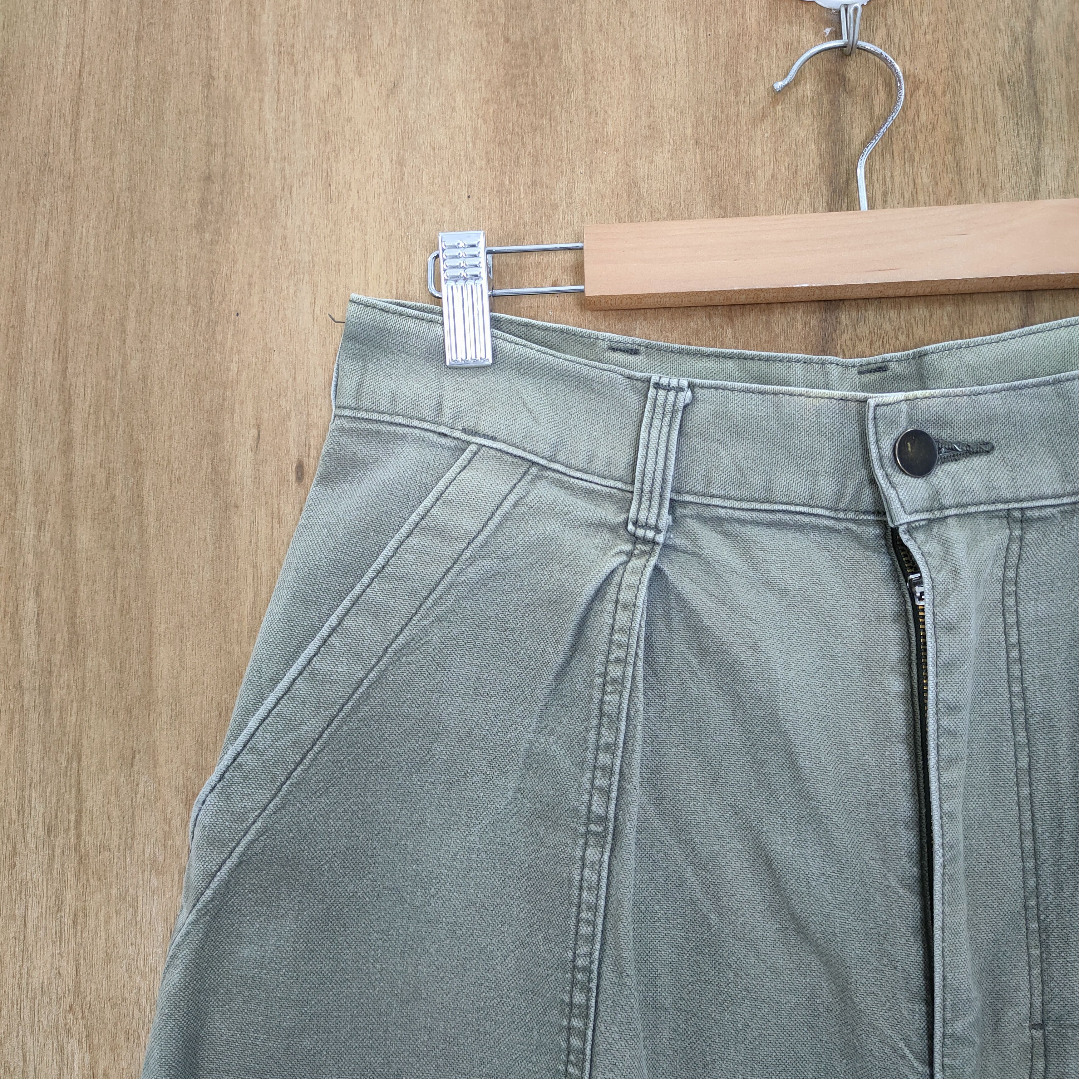 Japanese Brand VINTAGE JAPANESE BRAND FADED BAGGY CARGO PANTS Size US 30 / EU 46 - 4 Thumbnail