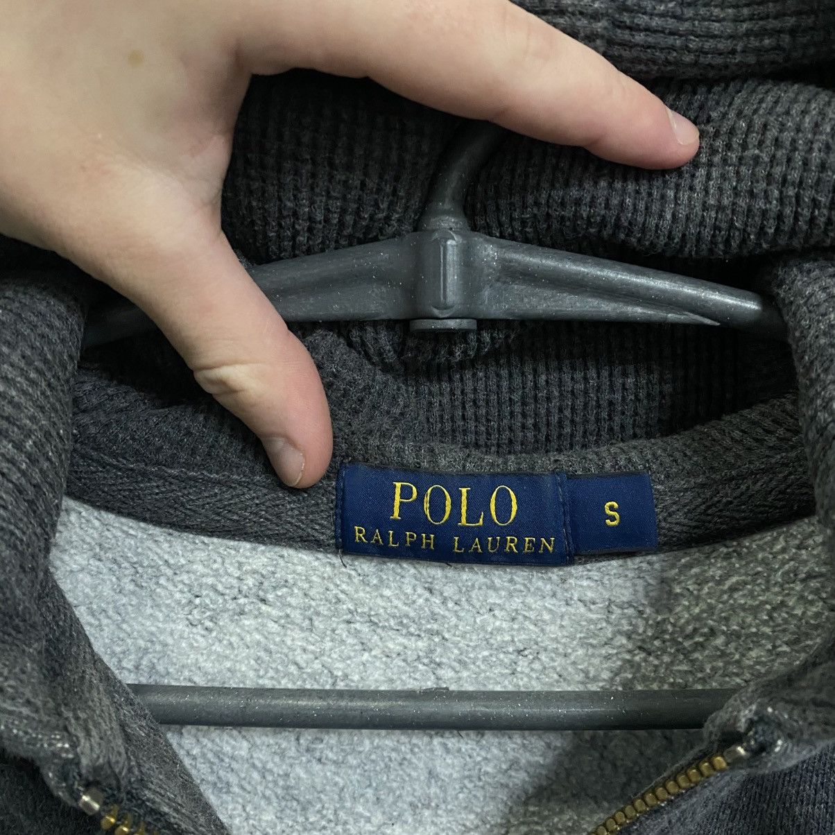 Polo Ralph Lauren Vintage Polo Ralph Lauren Zip Hoodie Grey Size US S / EU 44-46 / 1 - 8 Thumbnail