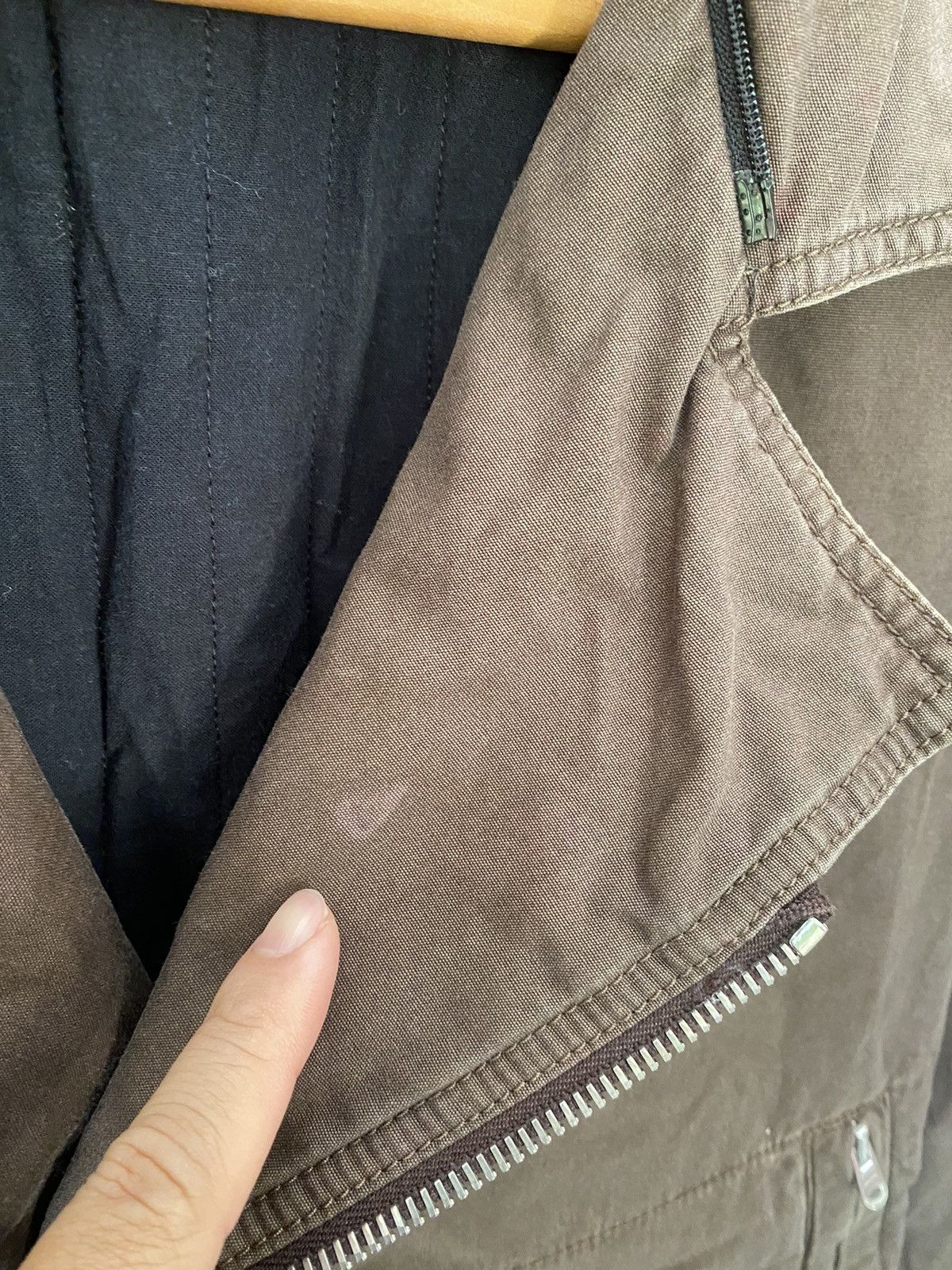 Maison Margiela AW2006 Asymmetrical Cafe racer Double collar Jacket Size US S / EU 44-46 / 1 - 10 Thumbnail