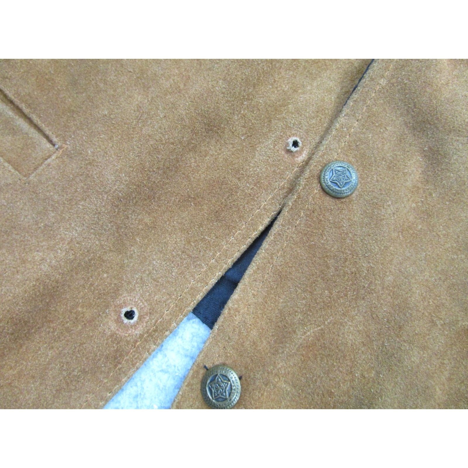 Vintage VINTAGE Paragraff Leather Vest XL Brown Suede Adjustable Western Men's Size US XL / EU 56 / 4 - 4 Thumbnail