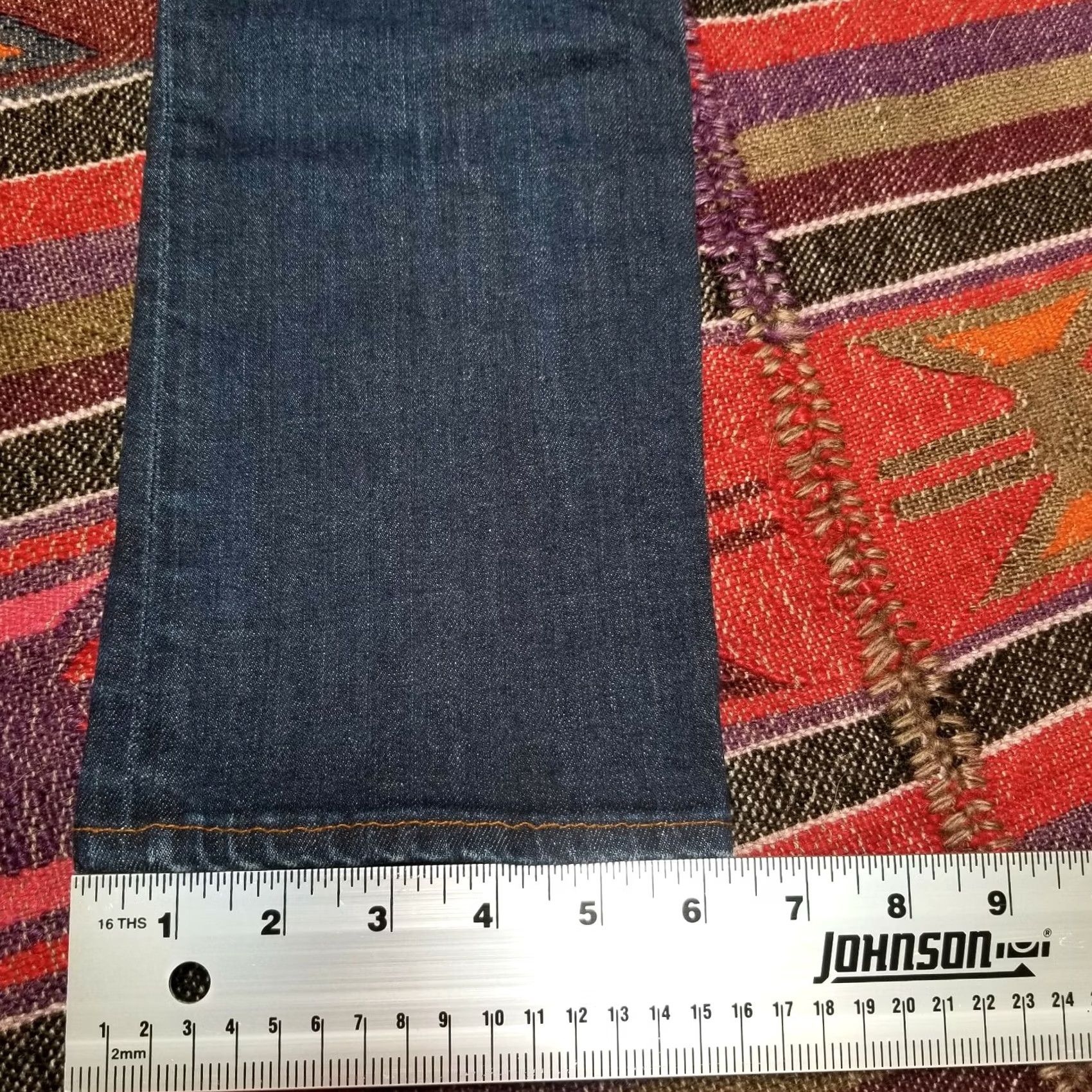 Citizens Of Humanity Citizens of Humanity Women's Jeans Size 25 Low Rise Stretch Elson Straight Leg Blue Size 42" / US 20 - 7 Thumbnail