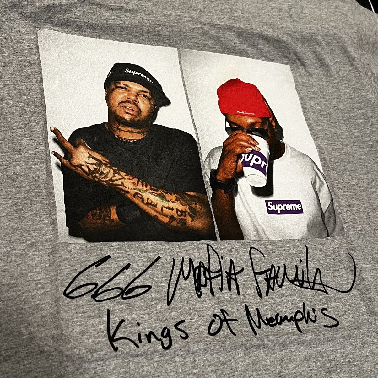 Supreme Supreme Three Six Mafia Photo Tee Juicy J Photo tee Size US XL / EU 56 / 4 - 7 Thumbnail