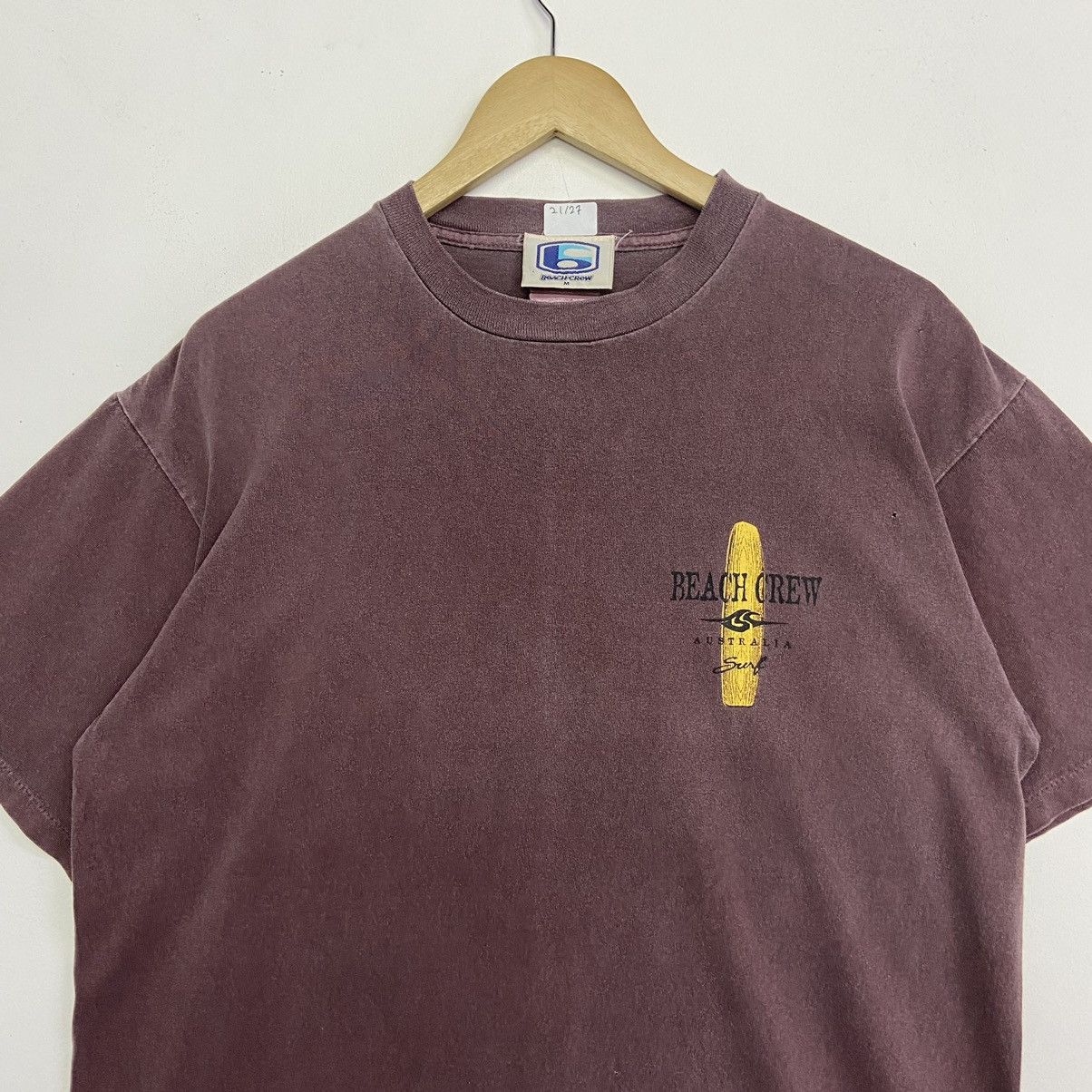 Vintage ‘Beach Crew Australia Surf Surfing T-shirt Size US M / EU 48-50 / 2 - 6 Thumbnail