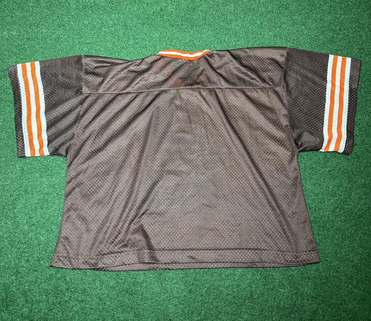 Wilson Vintage Cleveland Browns 80s 90s Wilson Cropped Boxy Jersey Size US XL / EU 56 / 4 - 5 Thumbnail