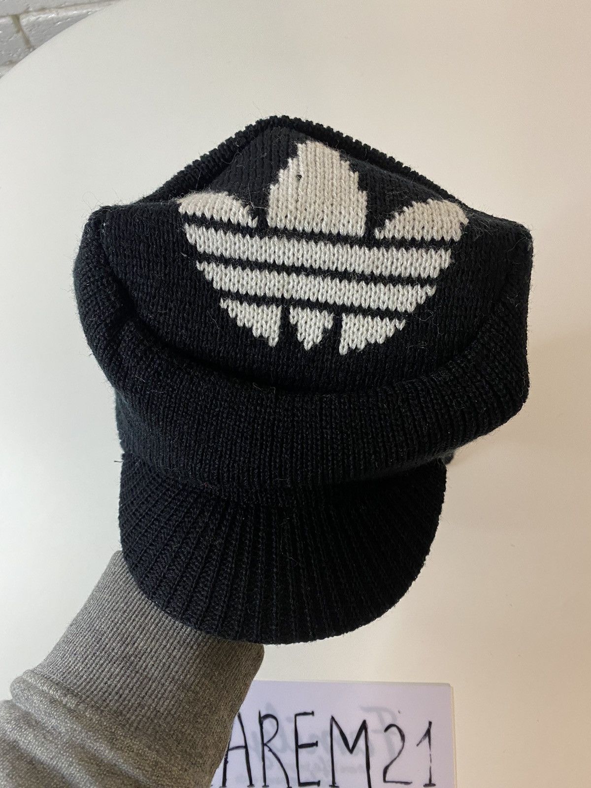 Vintage Adidas vintage balaclava hat Size ONE SIZE - 3 Thumbnail